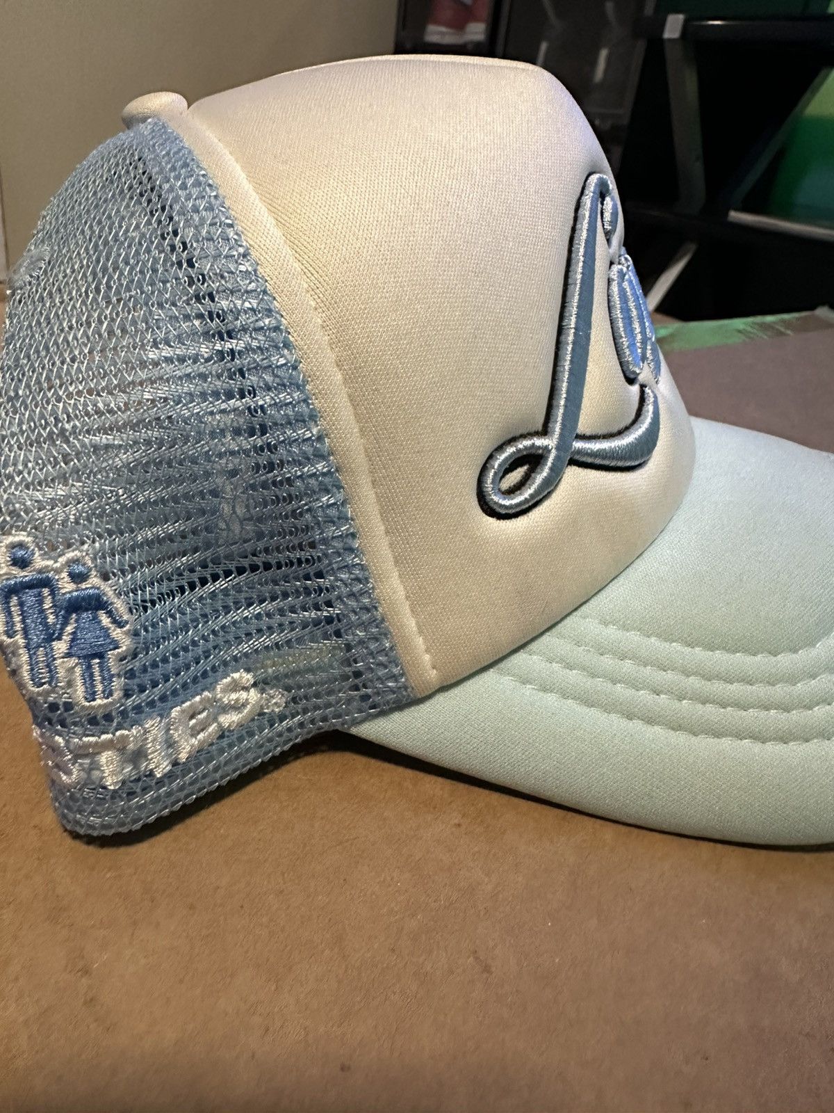 Homme + Femme La Homme Femme Mob Ties Loyalty Trucker Blue Cap Size ONE SIZE - 3 Thumbnail