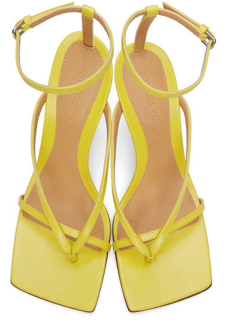 Bottega Veneta o1n1vont1124 Stretch Sandals in Pears Size US 5.5 / IT 35.5 - 4 Thumbnail