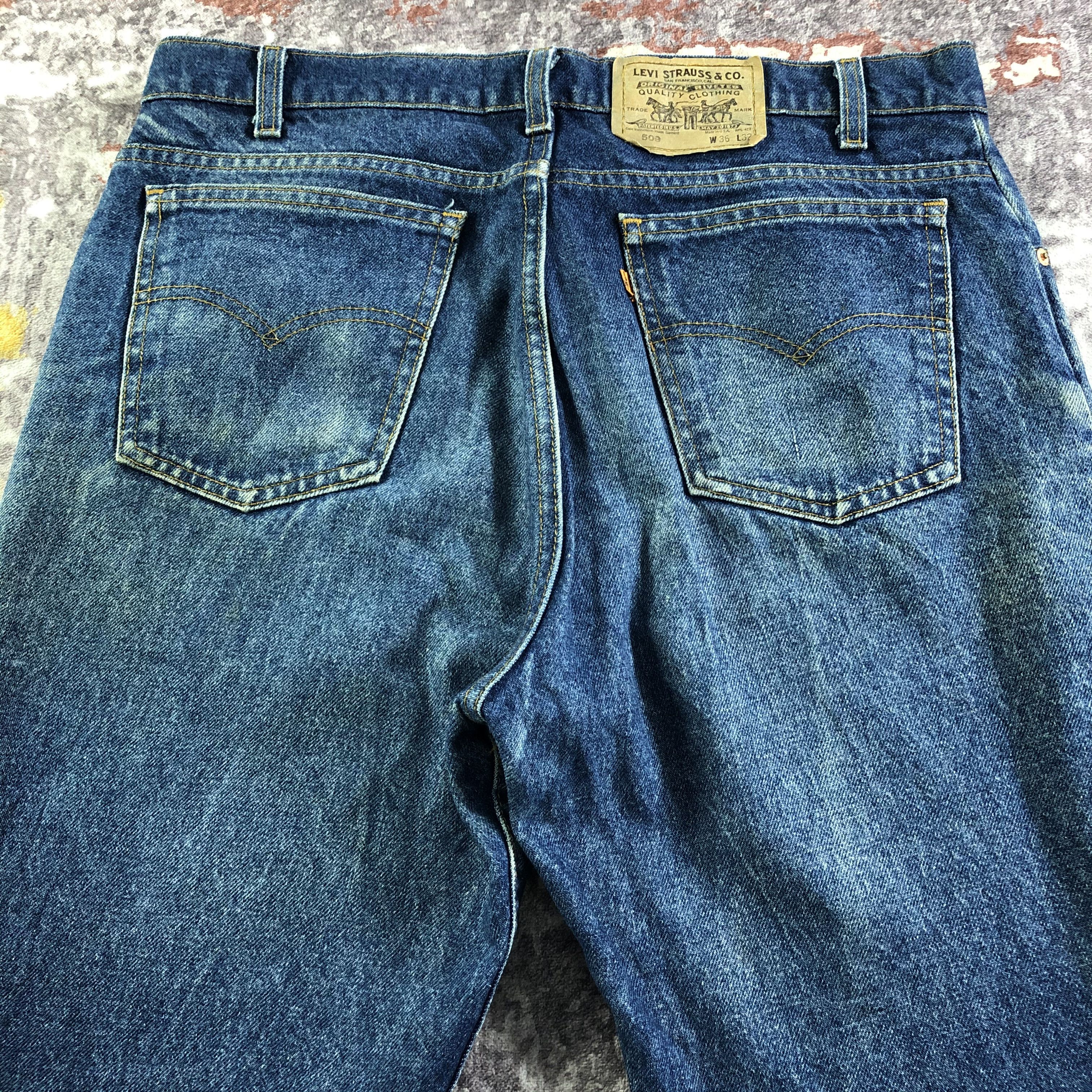 Levi's × Vintage Vintage 90s Levis 509 Orange Tab Jeans-JM3462 Size US 36 / EU 52 - 5 Thumbnail
