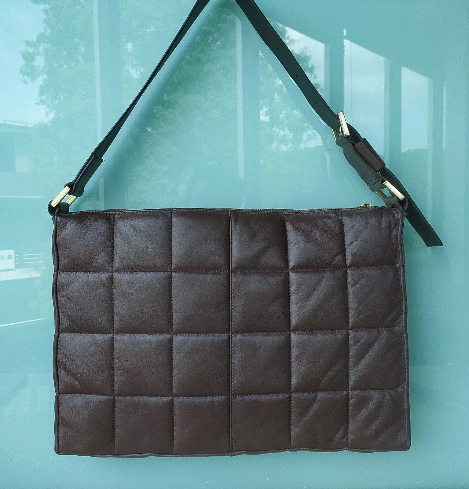 Allsaints AllSaints Edbury quilted leather shoulder bag FTP - 8047 Size ONE SIZE - 4 Thumbnail