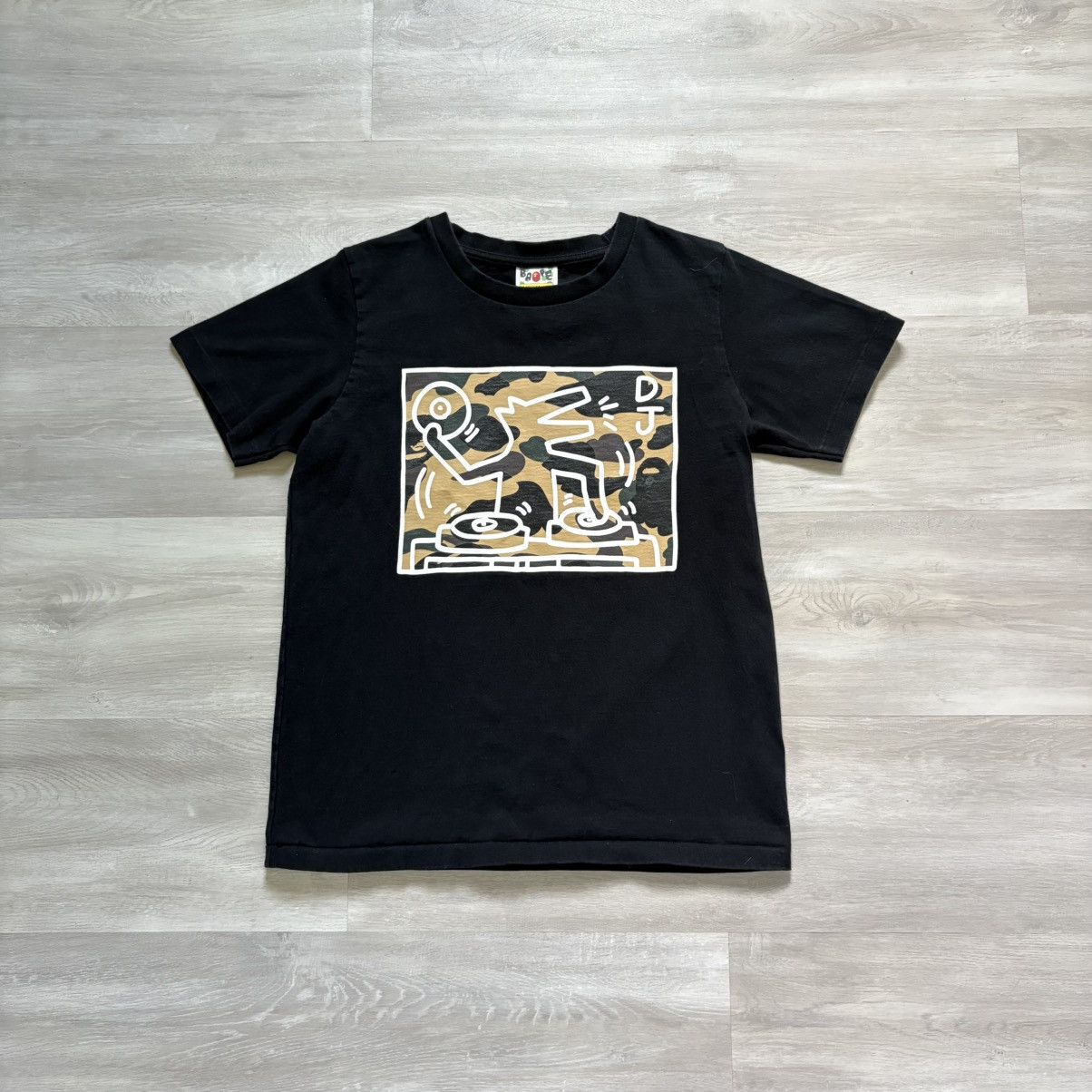Bape BAPE keith haring graphic tee Size S / US 4 / IT 40 - 1 Thumbnail