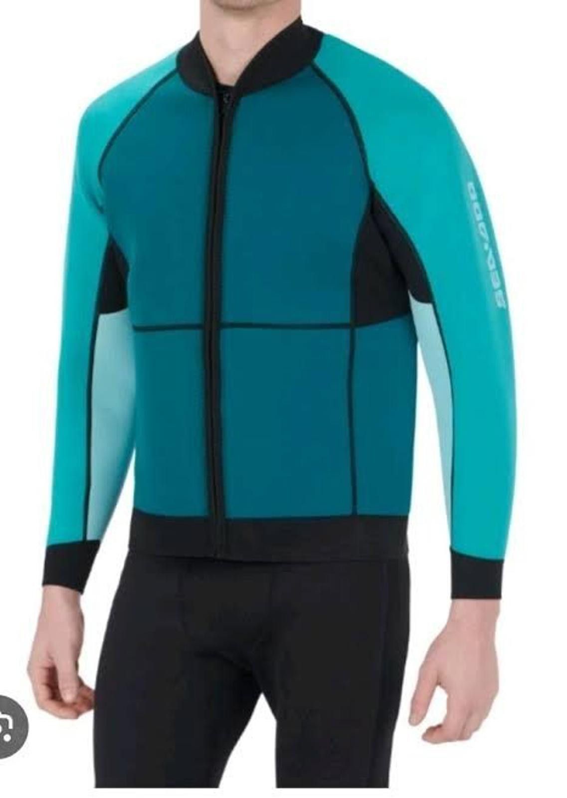 Other Sea-Doo Montego Jacket Men's Size X Large-Turquoise Neoprene Size ONE SIZE - 3 Thumbnail
