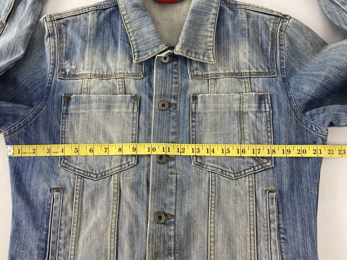 Esprit Edc by Esprit Indigo Denim Trucker Jeans Jacket Size US M / EU 48-50 / 2 - 12 Thumbnail