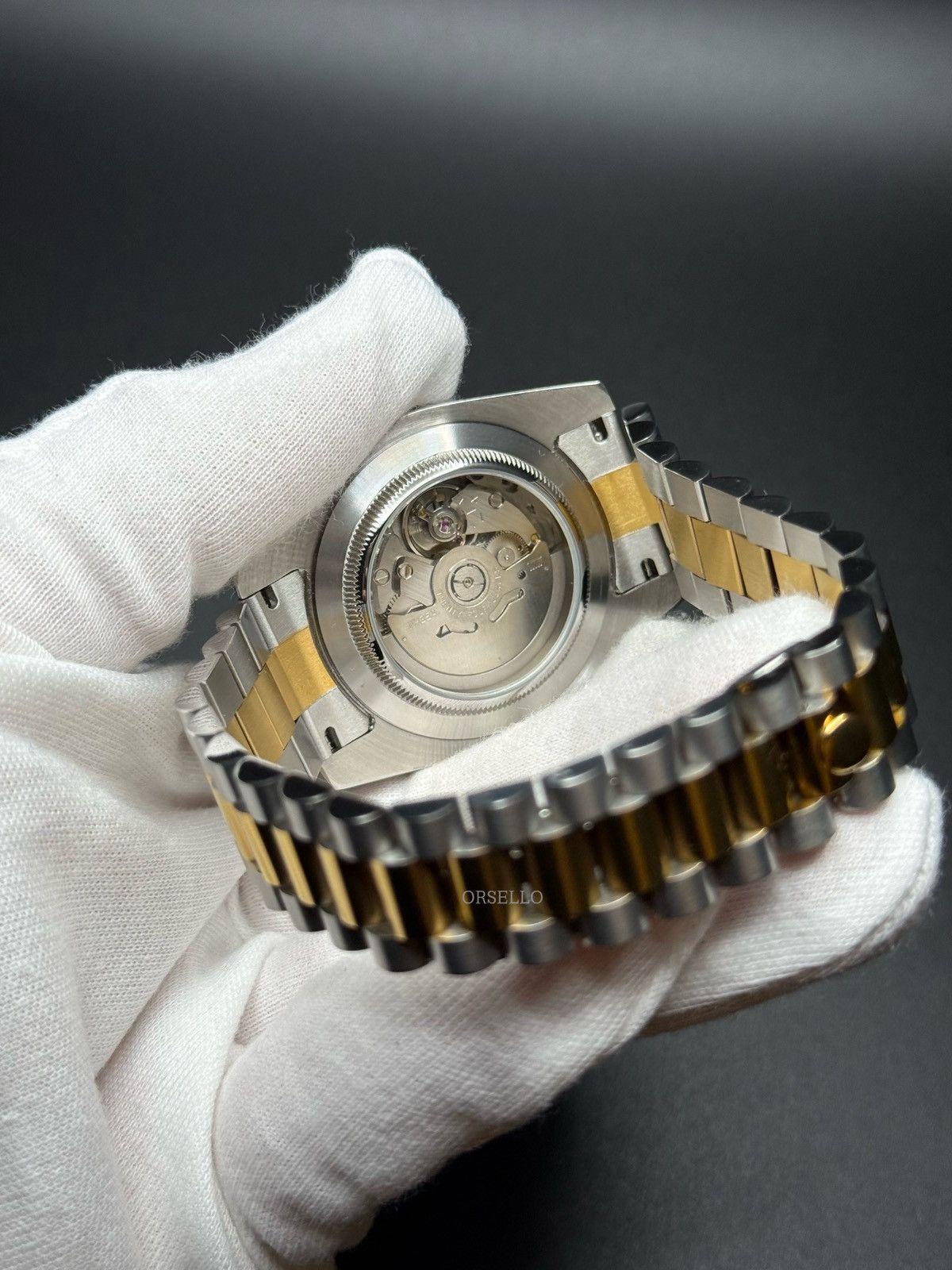 Seiko Seiko watch mod datejust arabic gold Size ONE SIZE - 4 Thumbnail