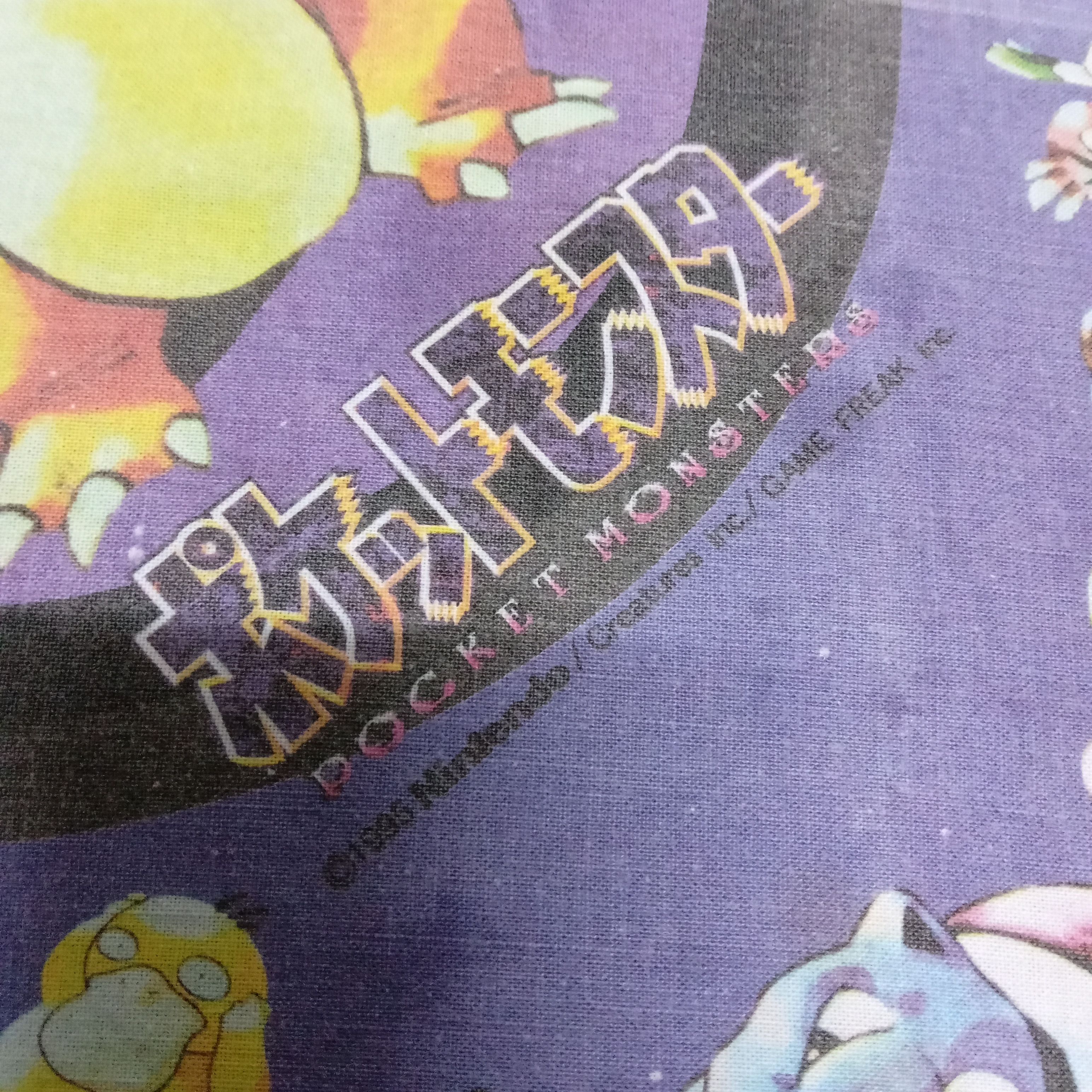 Anime Rare vintage 90s Pokemon Handkerchief Bandana OG Akira Size ONE SIZE - 2 Thumbnail