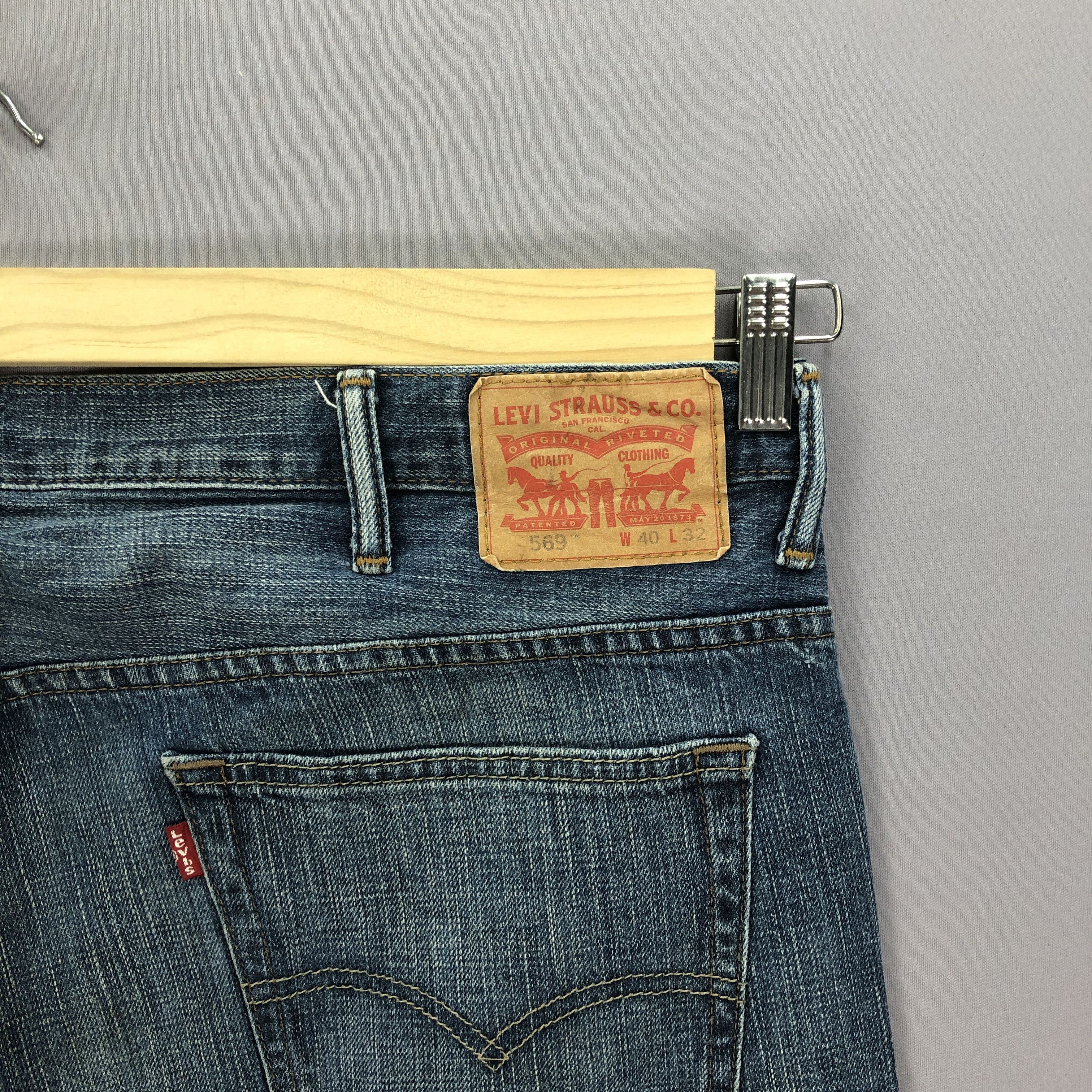 Levi's × Vintage Vintage Levis Baggy Jeans Levi's Faded Light Wash Denim Size US 44 / EU 60 - 5 Thumbnail