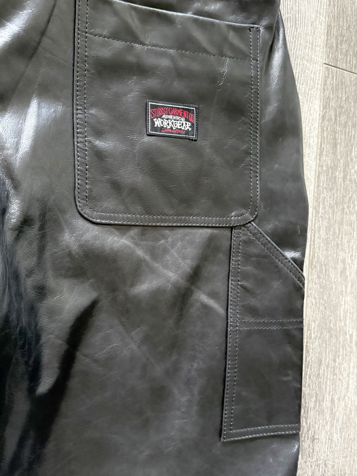 Stussy SS25 Stussy Leather Carpenter Work Pants Size US 32 / EU 48 - 7 Thumbnail