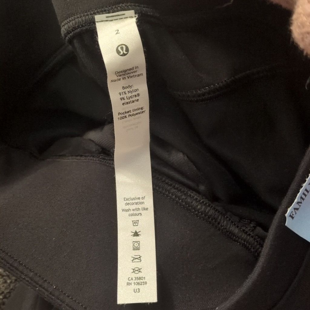 Lululemon Ready To Rulu Pant *29Black size 2
