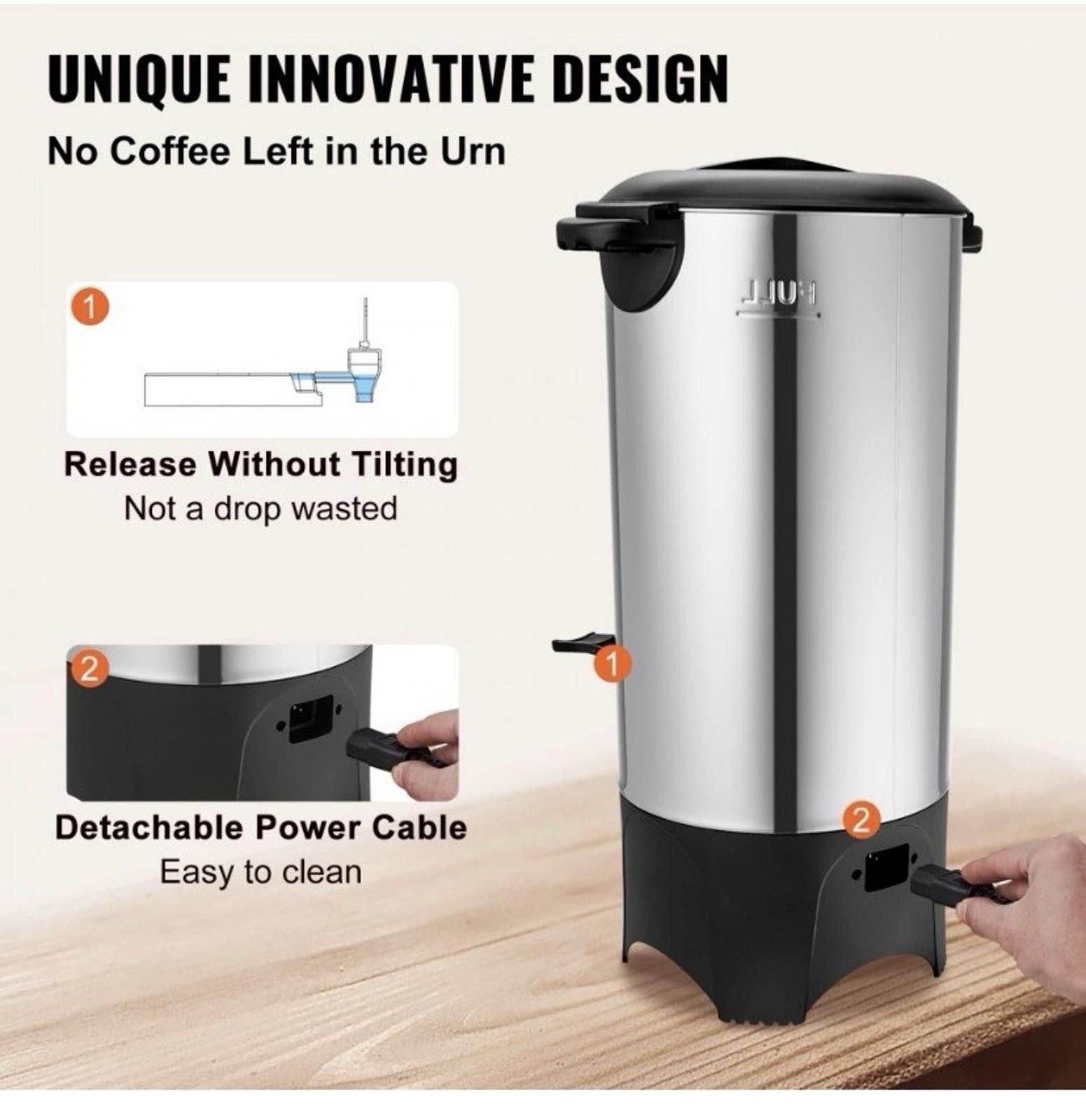 Other Vevor KLY-7.4K Electric Coffee Boiler New Size ONE SIZE - 5 Thumbnail