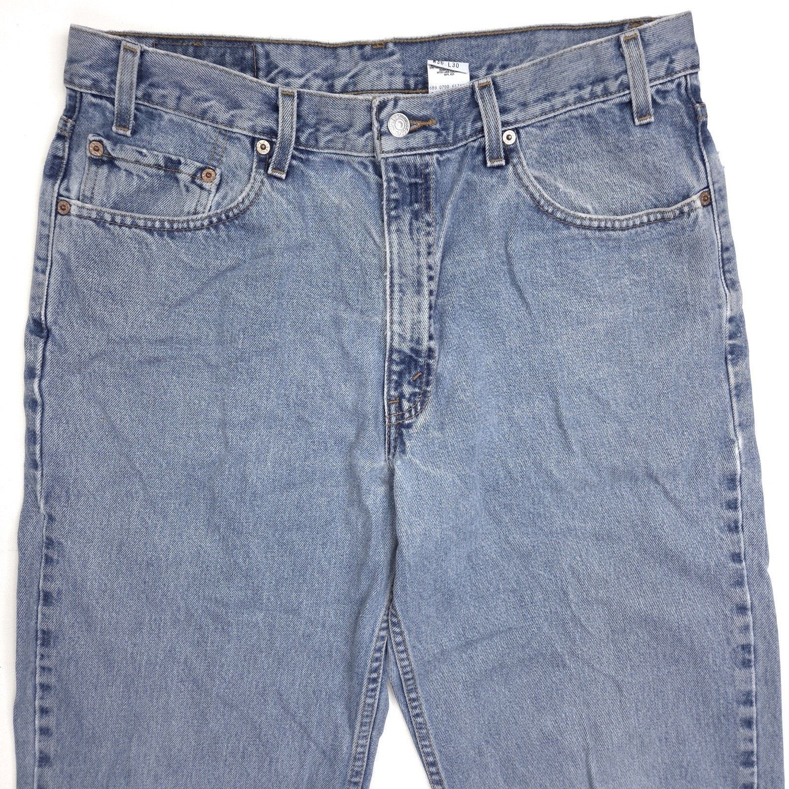 Levi's Vintage Levis 550 Relaxed Fit Jeans Mens 36x30 Blue Baggy Size US 36 / EU 52 - 2 Thumbnail