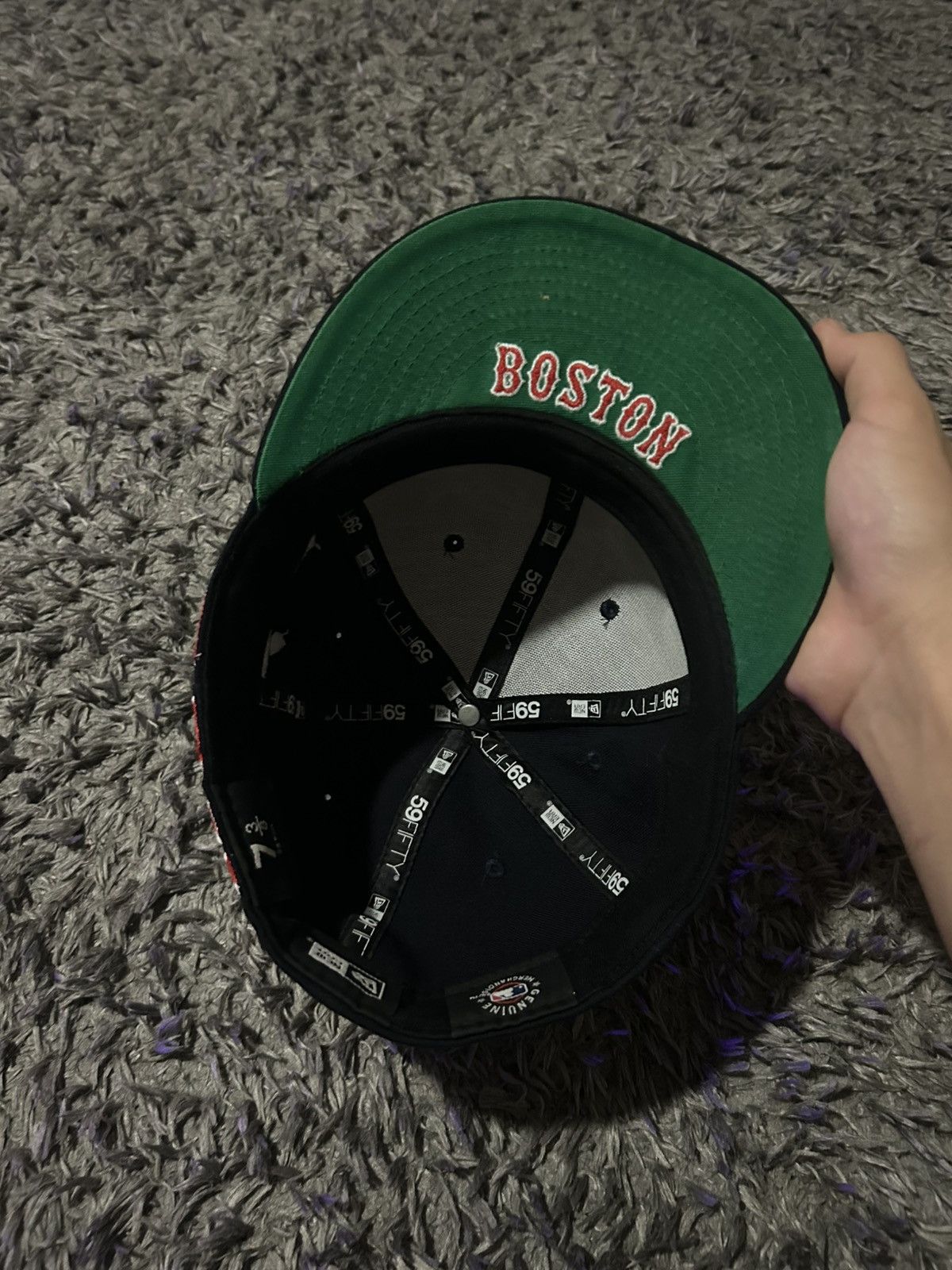 Other MLB BOSTON NEW ERA HAT SIZE 7/3/8 Size ONE SIZE - 5 Thumbnail