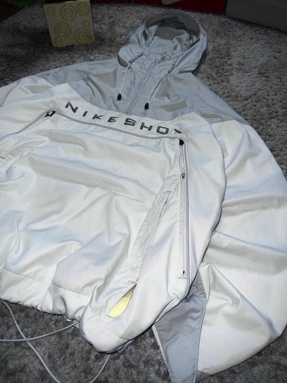 Nike 90s Nike Shox Vintage Oversized Drill Big Logo Retro Jacket Size US XL / EU 56 / 4 - 9 Thumbnail