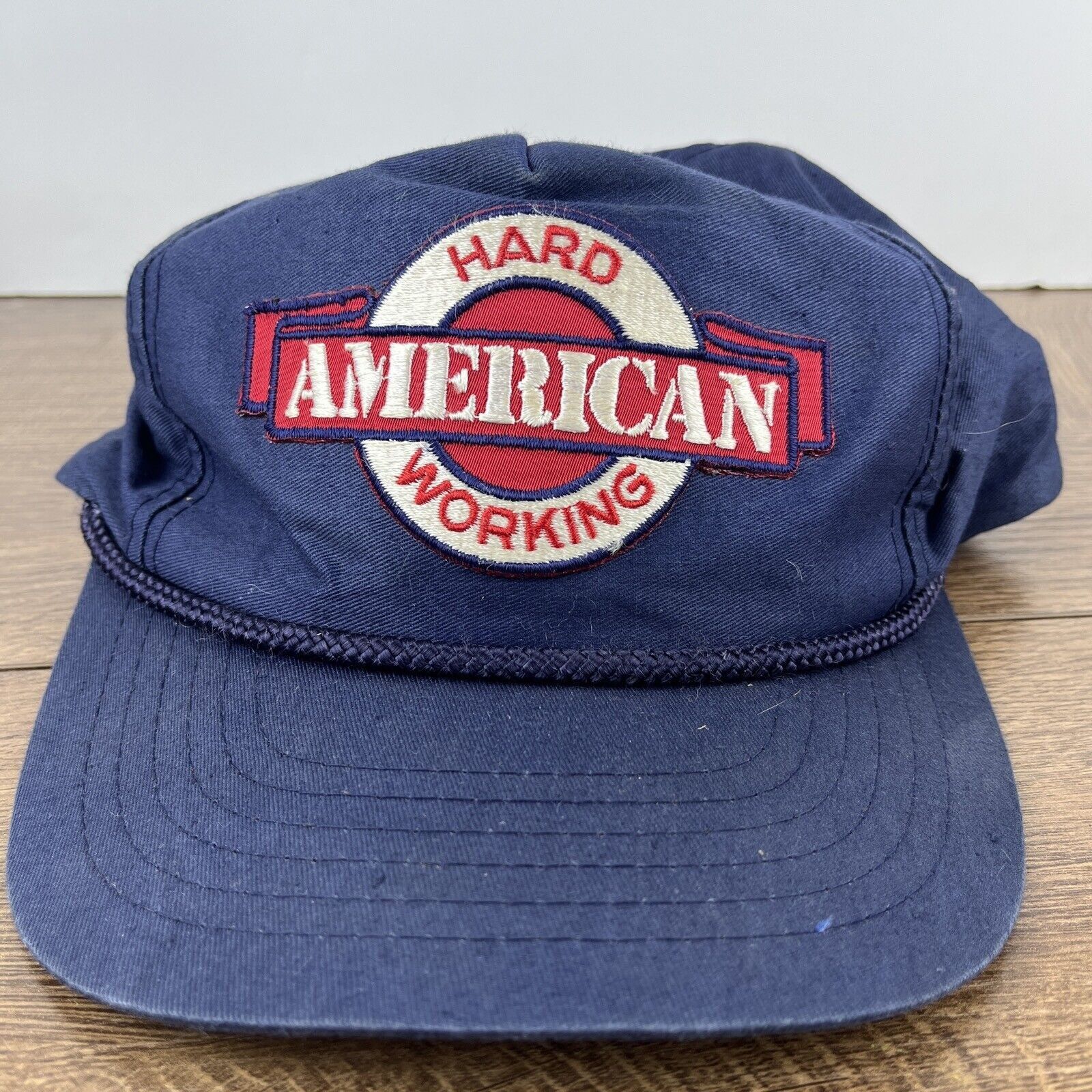 Other Hard Working American Hat Blue Hat Adjustable Adult Size Hat Size ONE SIZE - 1 Thumbnail
