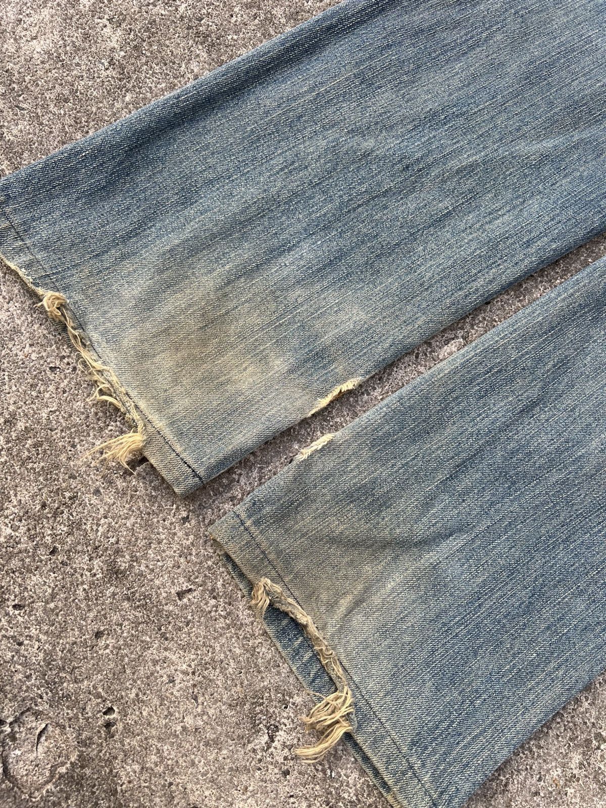 Edwin Vintage Edwin 505x Selvedge Distressed Mud Wash Jean Size US 30 / EU 46 - 17 Thumbnail