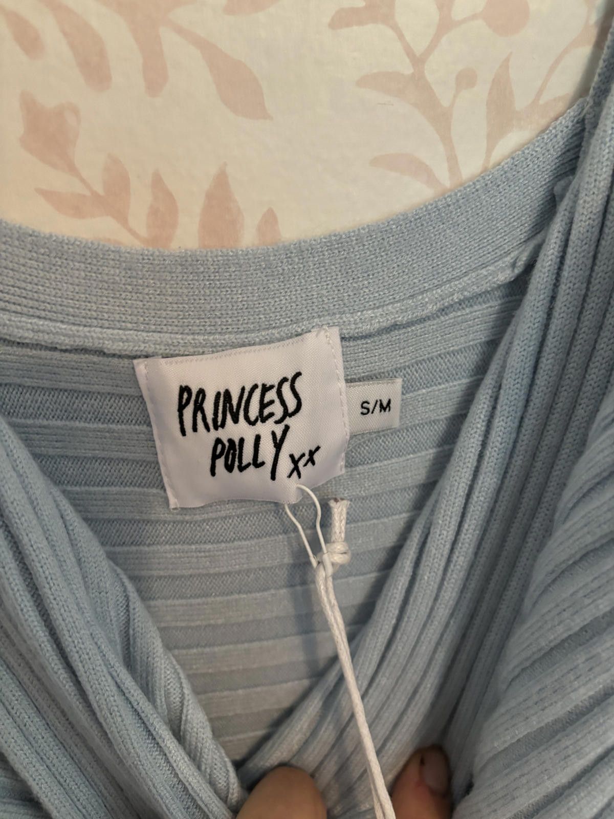 Designer NWT Princess Polly Light Blue Bodycon Dress Size S / US 4 / IT 40 - 5 Thumbnail