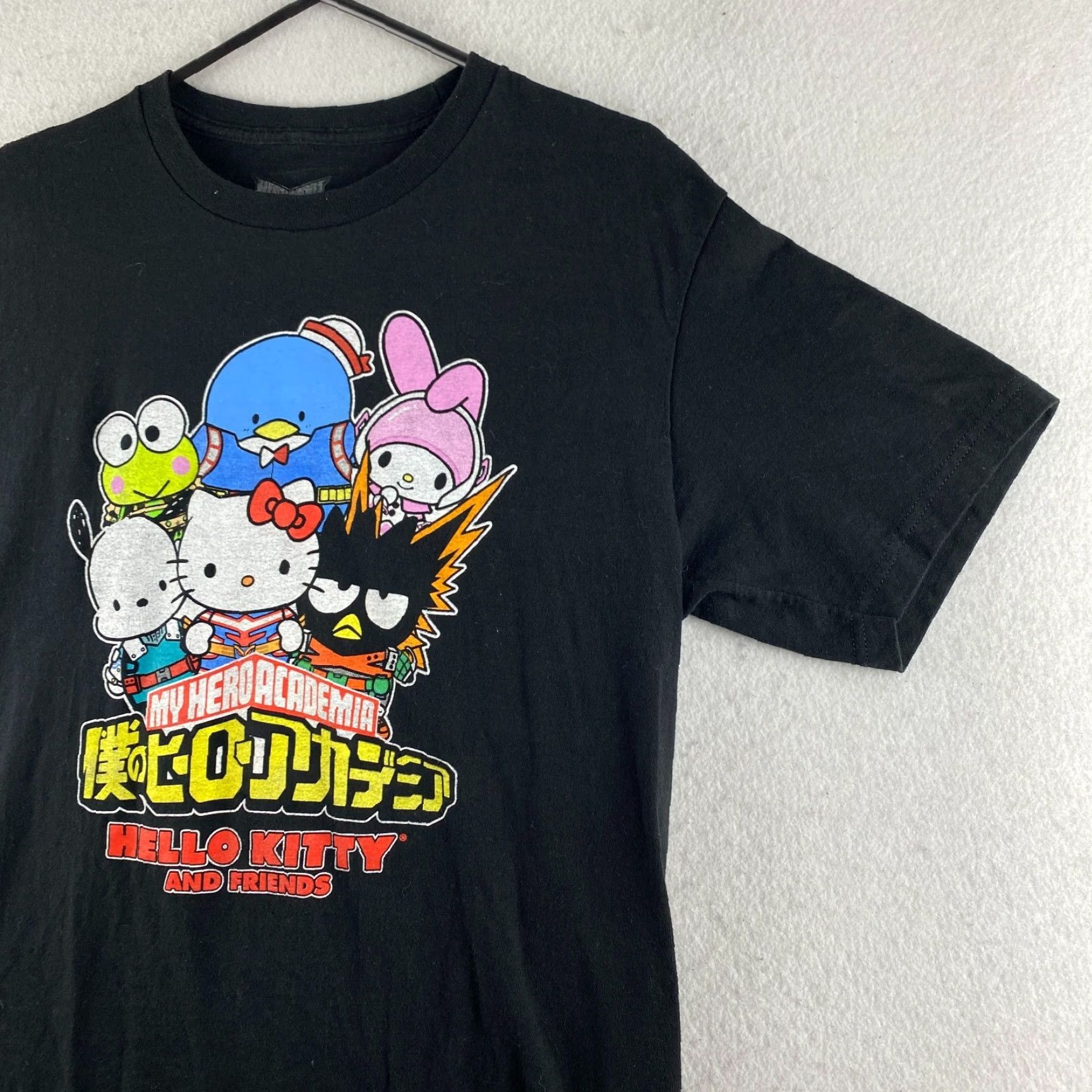 Vintage My Hero Academia Shirt Men M Hello Kitty and Friends Sanrio Graphic Black Shirt M My Hero Academia Hello Kitty Black Sanrio Logo Graphic Men Size US M / EU 48-50 / 2 - 7 Thumbnail