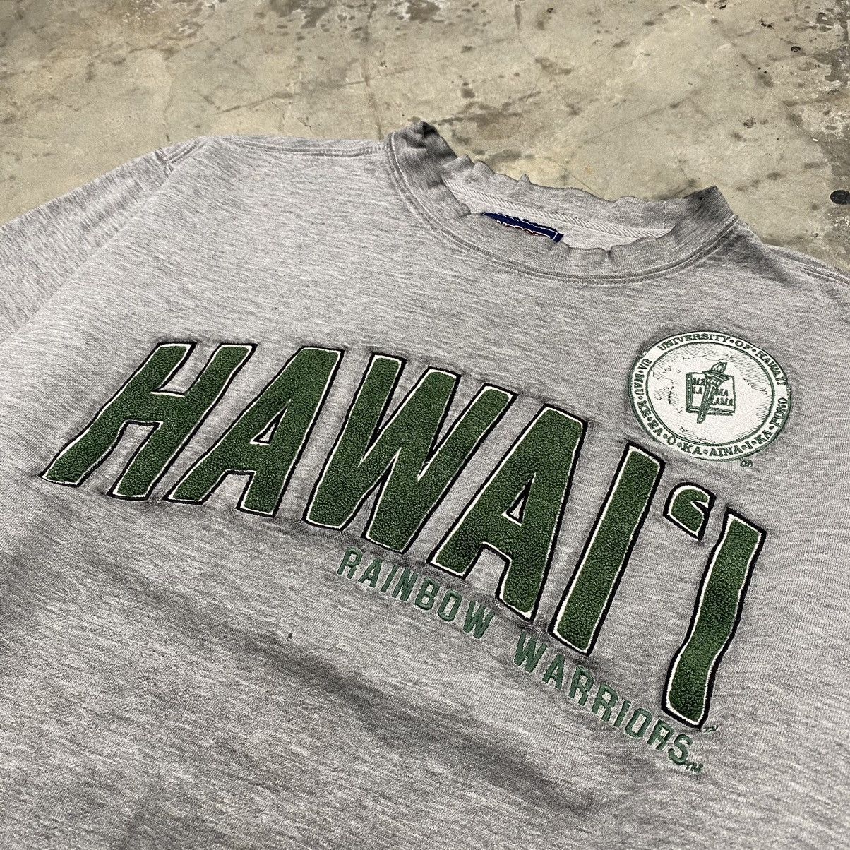Jansport OG y2k Hawaii University Disteressed Boxy Crewneck Size US M / EU 48-50 / 2 - 2 Thumbnail