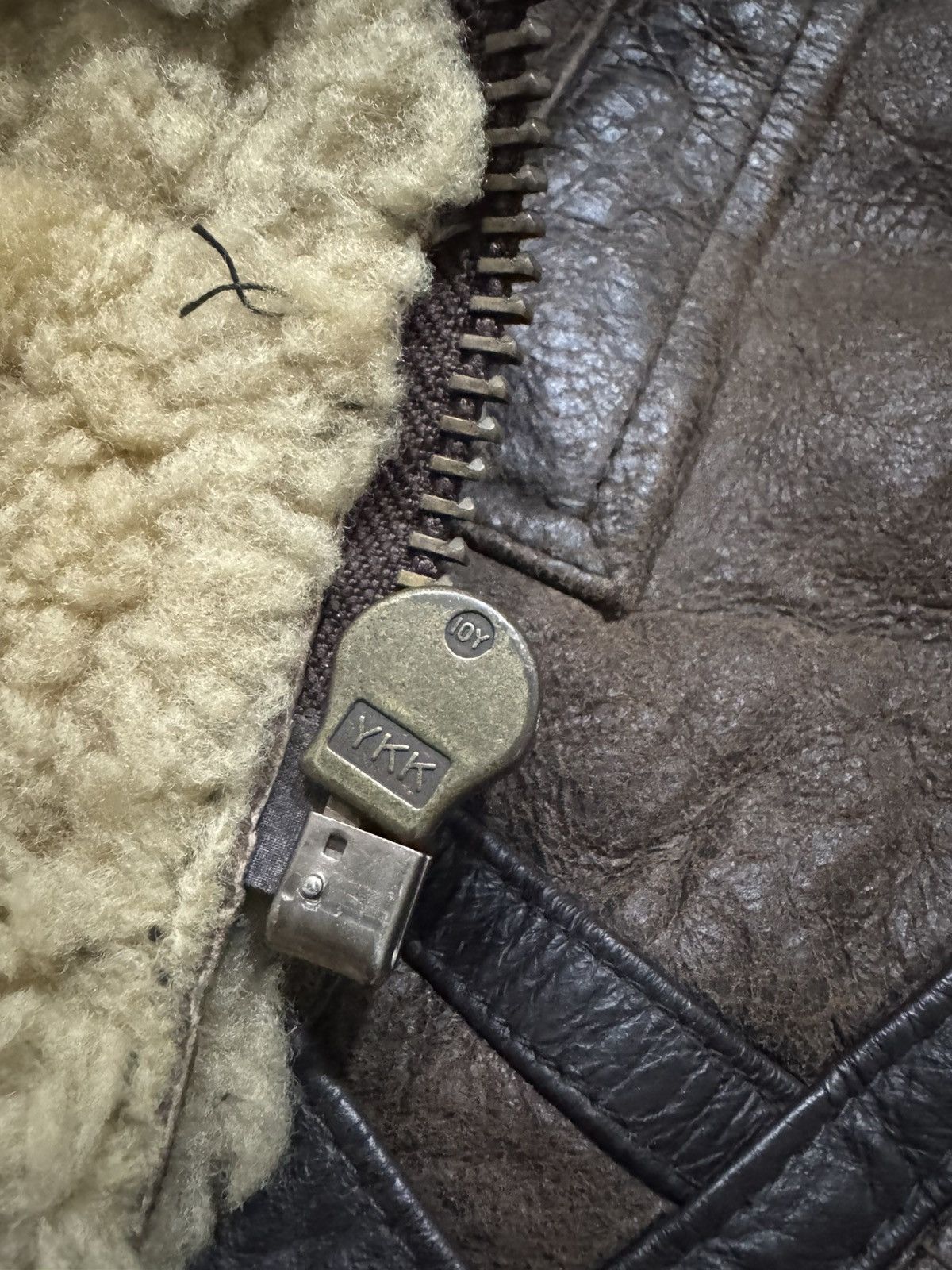 Genuine Leather Vintage Pottar B3 Sheep Skin Air Force Army Military Size US L / EU 52-54 / 3 - 9 Thumbnail