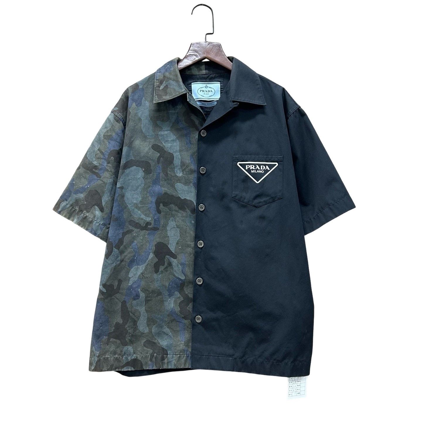 Prada Prada Camouflage Patch Short Sleeve Shirt Size S Size US S / EU 44-46 / 1 - 1 Thumbnail