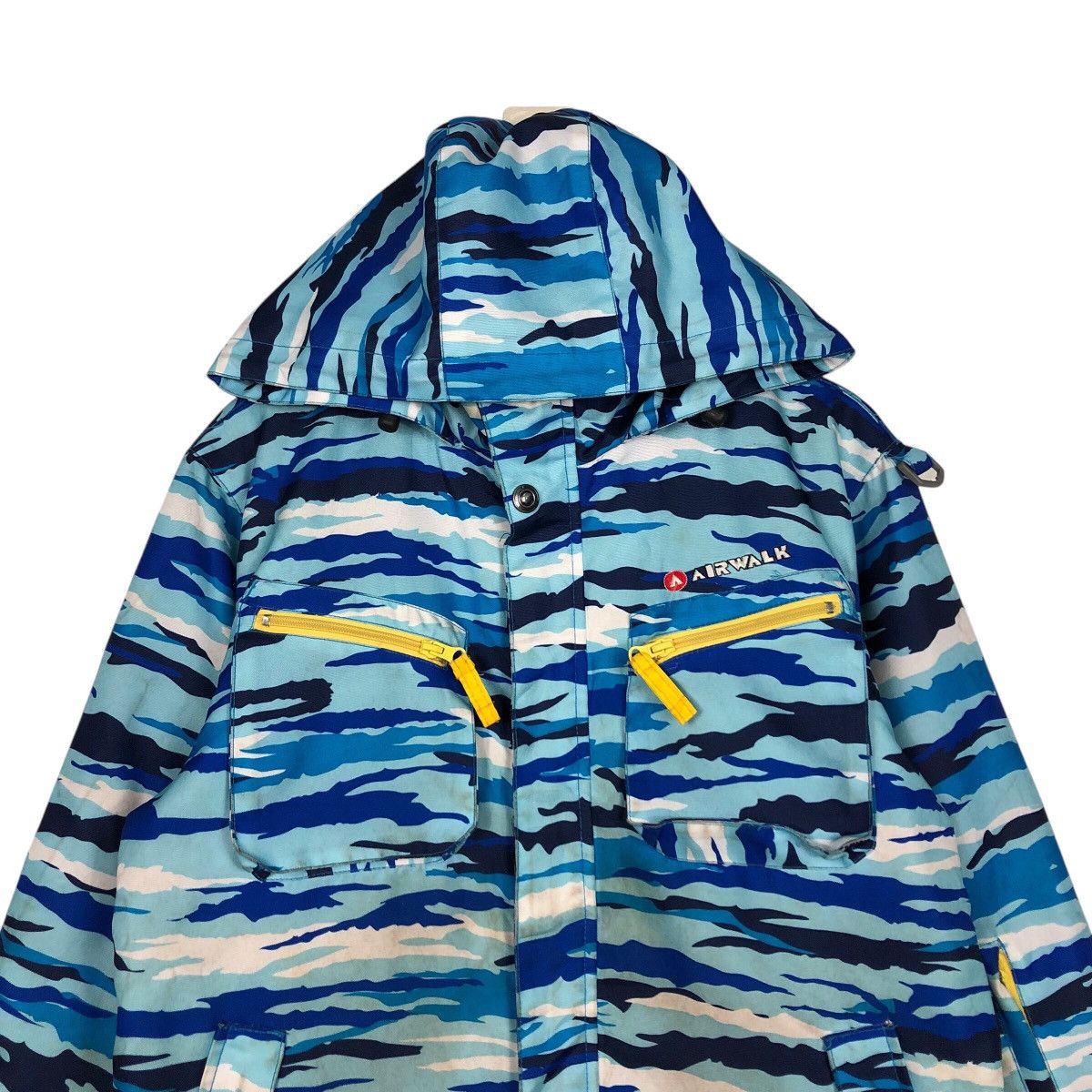 Japanese Brand 📌Vintage Ski Jacket Camouflage Airwalk Multi Pocket Size US S / EU 44-46 / 1 - 4 Thumbnail