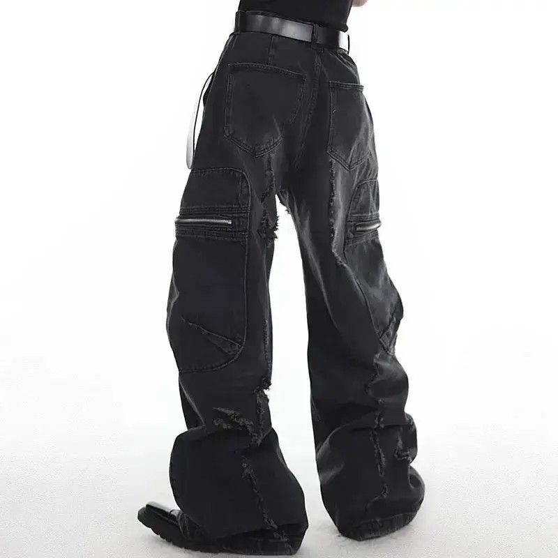 Japanese Brand Vintage style jeans with pockets tight-fitting fashion Size US 32 / EU 48 - 6 Thumbnail