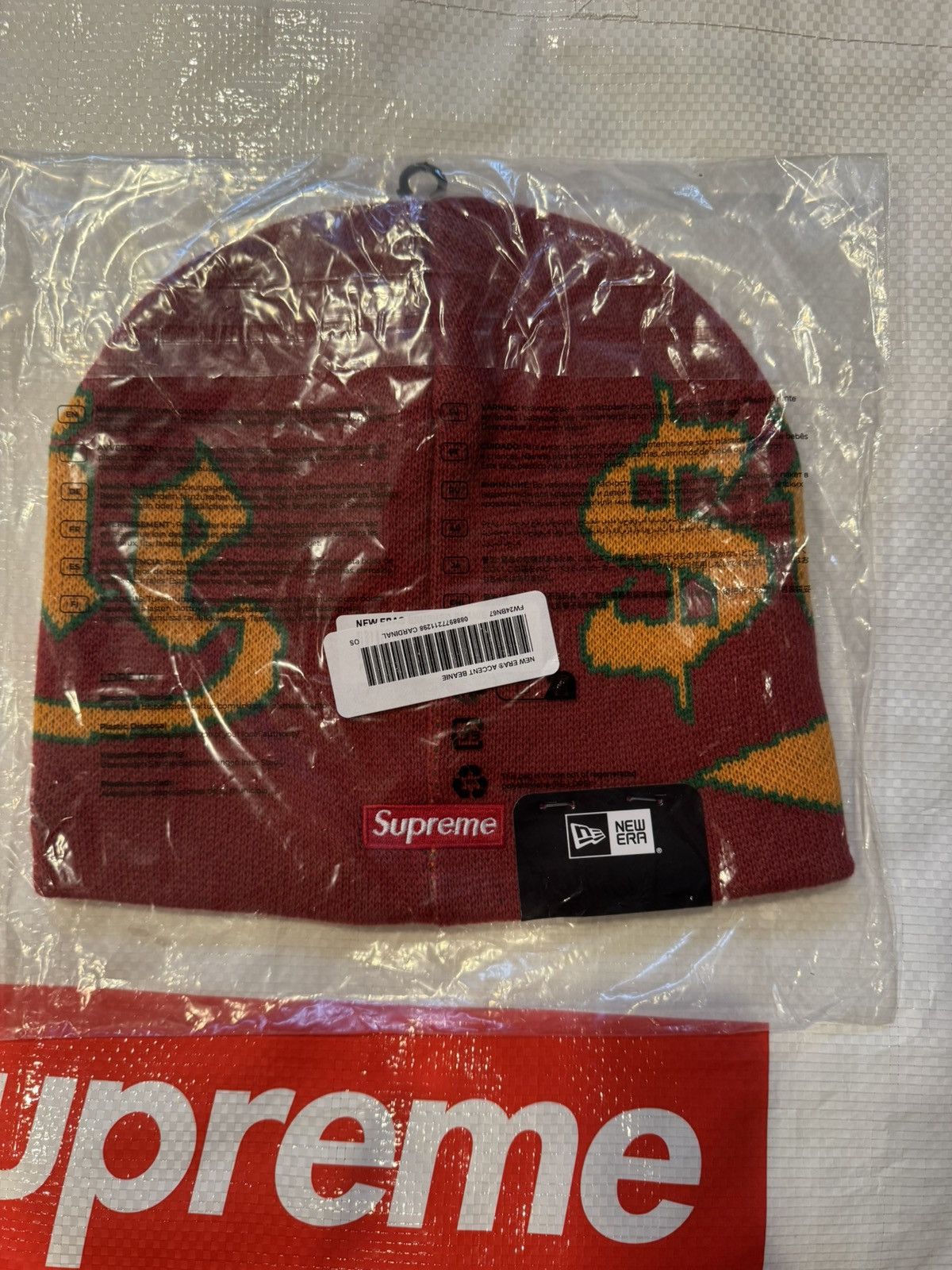 New Era × Supreme Supreme New Era Accent Beanie Size ONE SIZE - 2 Thumbnail