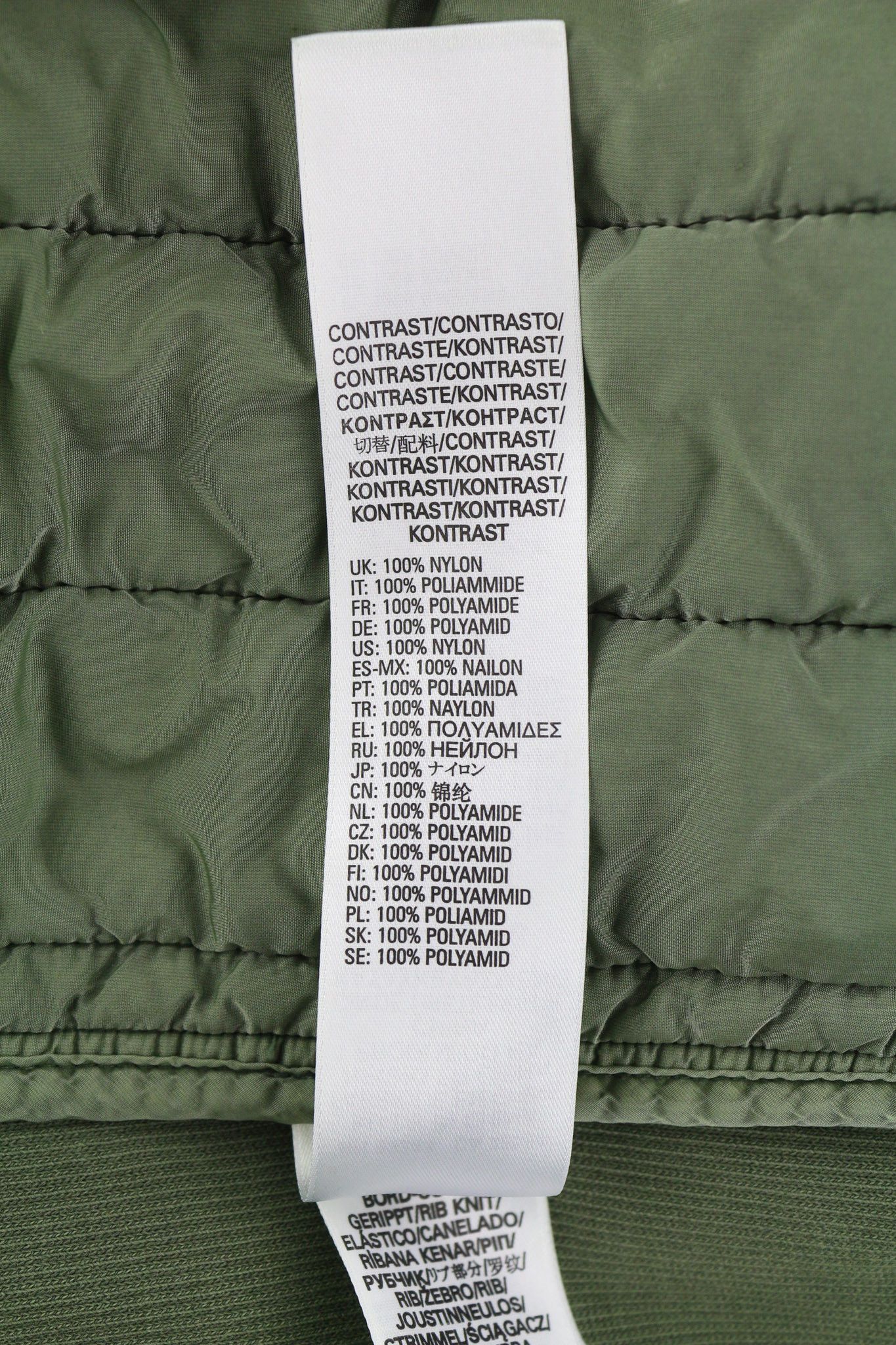 Diesel S-HOLTY L Green Quilted Crew Sweatshirt 40147 Size US L / EU 52-54 / 3 - 9 Thumbnail