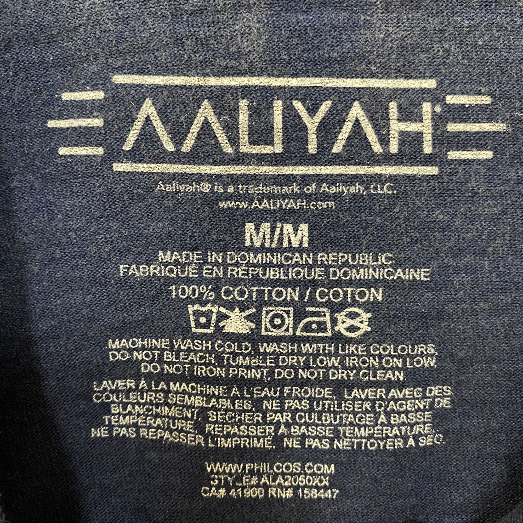 Urban Outfitters Aaliyah R&B Vintage-Style Washed Blue T-Shirt Medium Size US M / EU 48-50 / 2 - 4 Thumbnail