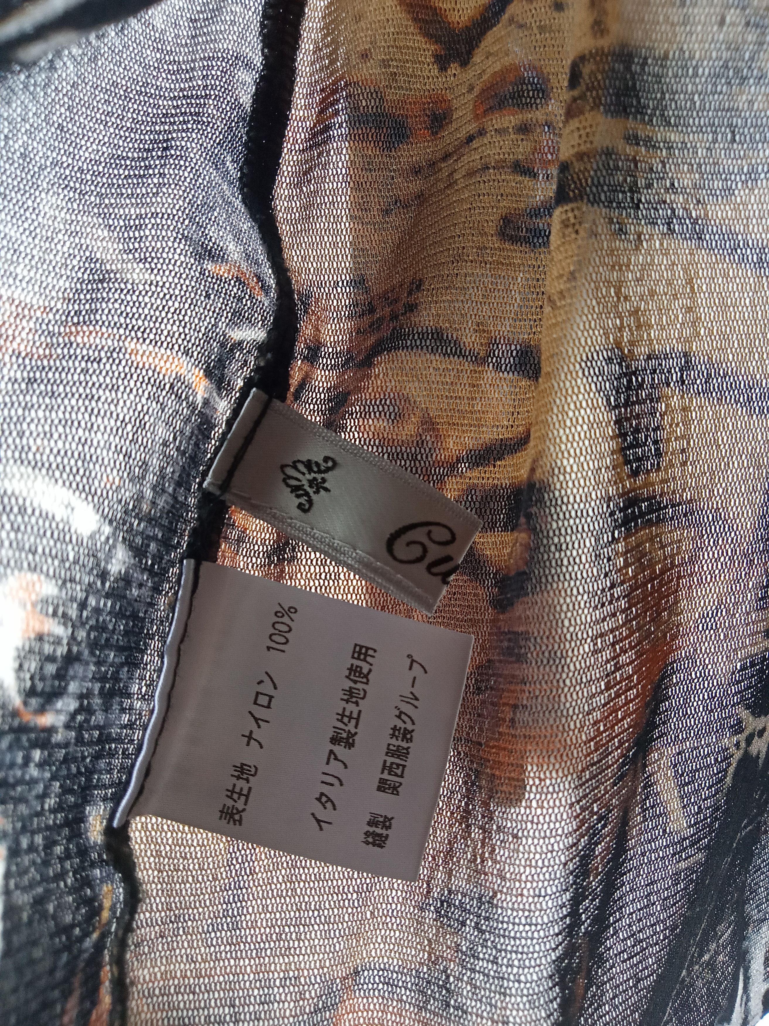 Seditionaries Japanese Brand Fullprint Abstract Full Mesh Tshirt Size M / US 6-8 / IT 42-44 - 3 Thumbnail