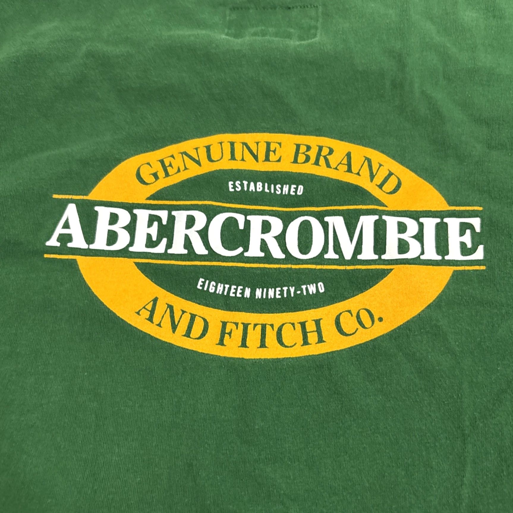 Abercrombie & Fitch Abercrombie & Fitch Long-sleeved Heavy Tee XL Dark Green Men's T-Shirt XL Green Mens Size US XL / EU 56 / 4 - 6 Thumbnail