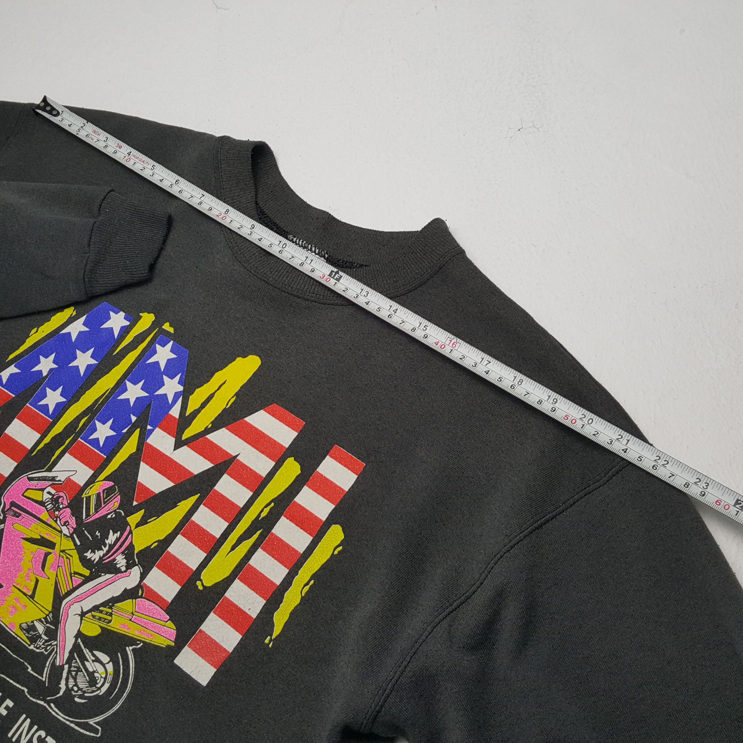 Vintage Vintage 90's AMERICAN MOTORCYCLE INTITUTE Promo Sweatshirts Size US S / EU 44-46 / 1 - 5 Thumbnail
