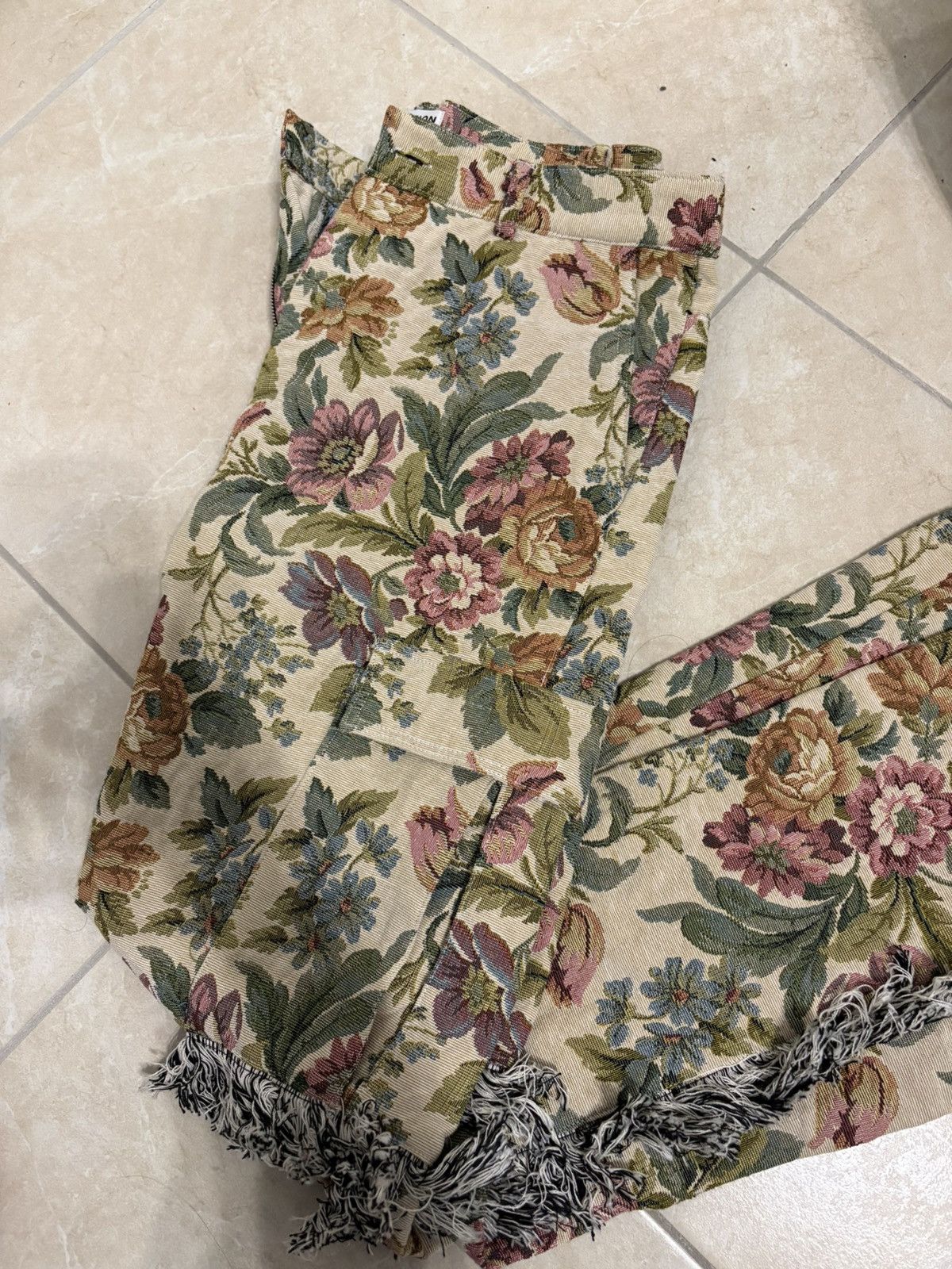 Reputation Studios FLARE TAPESTRY PANTS Size US 36 / EU 52 - 2 Thumbnail