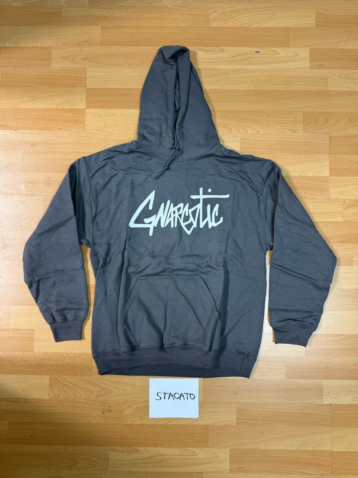 Gnarcotic × Vintage Gnarcotic Lil Gnar Logo Hoodie Black/White Medium Size US M / EU 48-50 / 2 - 1 Thumbnail