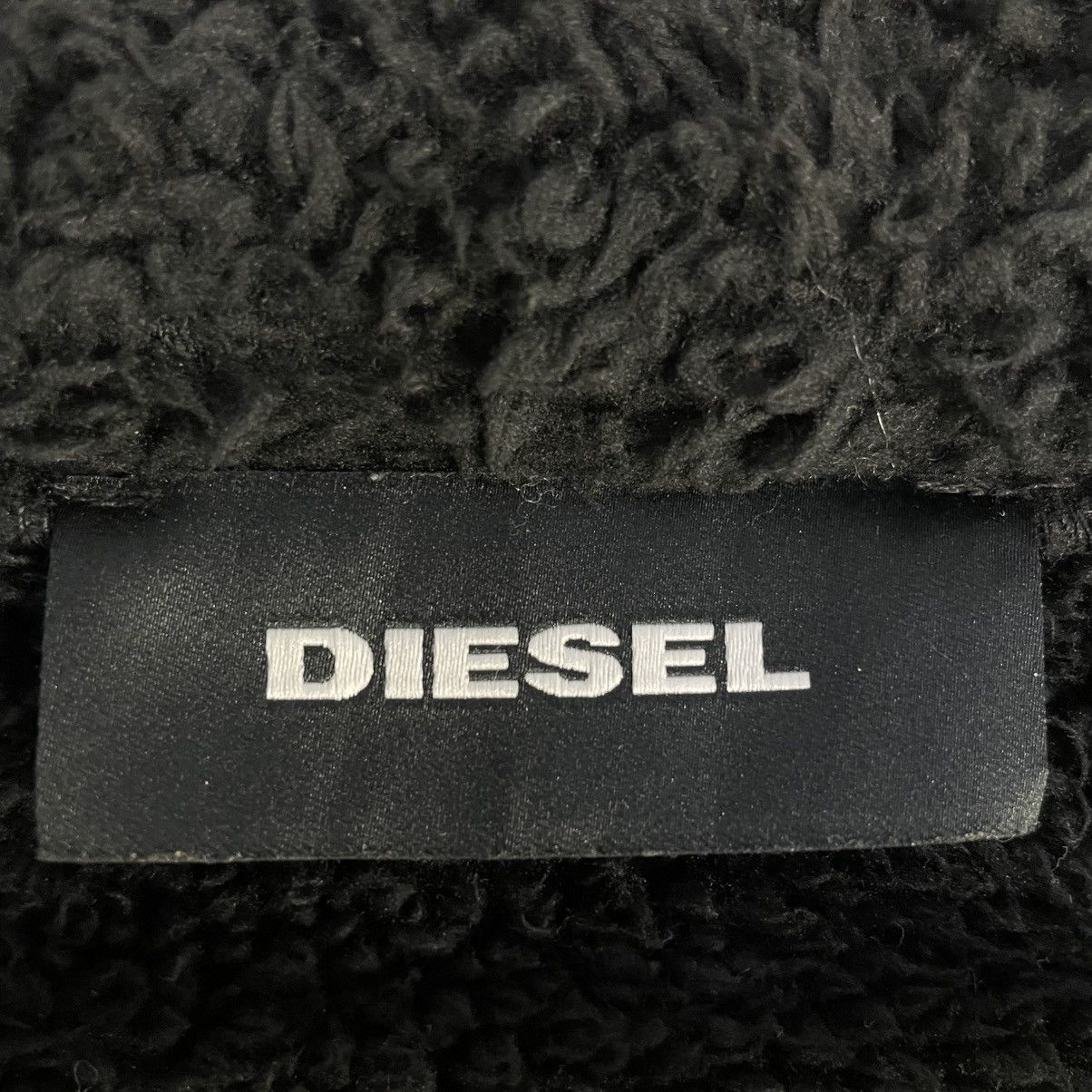 Diesel DIESEL EMBROIDERED WORDING FULL ZIP FLEECE JACKET Size US XL / EU 56 / 4 - 19 Thumbnail