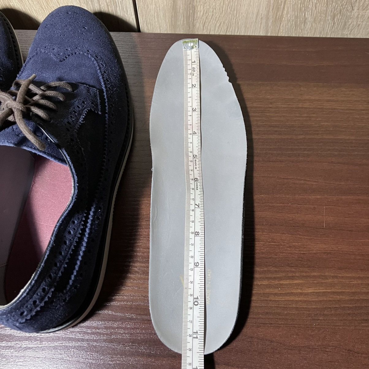 HOGAN Club Brogue Derby Suede Leather Shoes UK8.5 US10.5