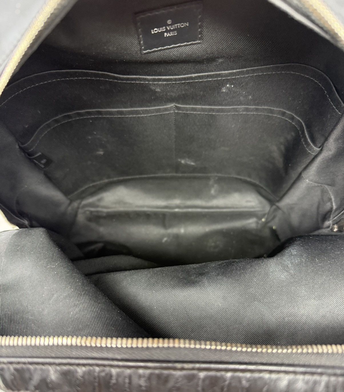 Louis Vuitton Louis Vuitton Josh Backpack Damier Graphite Black Leather Size ONE SIZE - 10 Thumbnail
