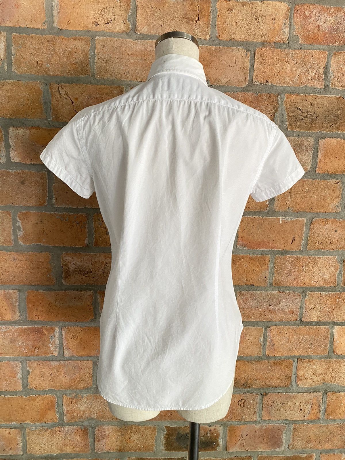 Polo Ralph Lauren POLO RALPH LAUREN White Short-Sleeve Button-Up Shirt Size M / US 6-8 / IT 42-44 - 21 Thumbnail