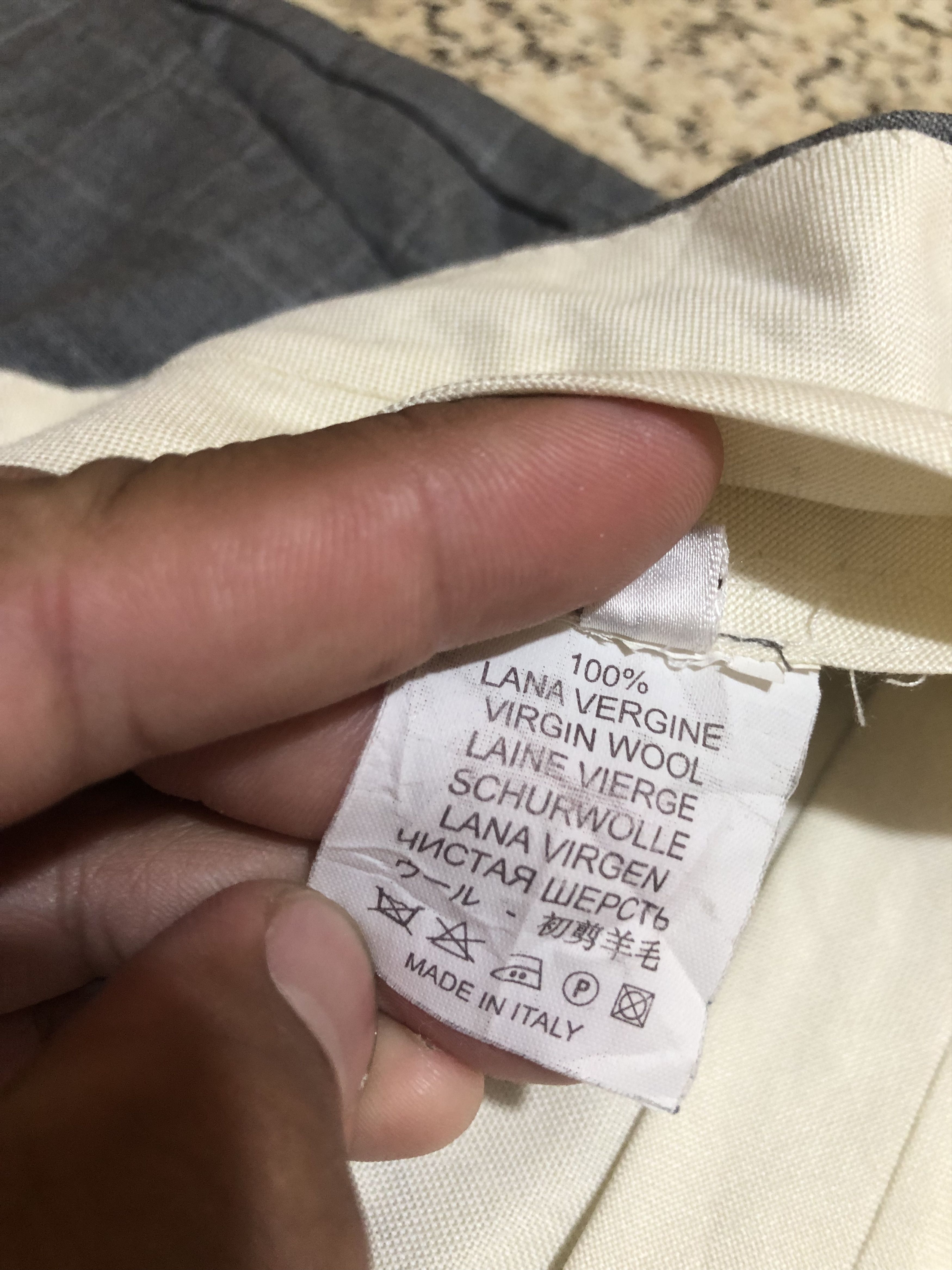 Brunello Cucinelli Brunello Cucinelli Windowpane Plaid Virgin Wool Trousers Size US 35 - 12 Thumbnail