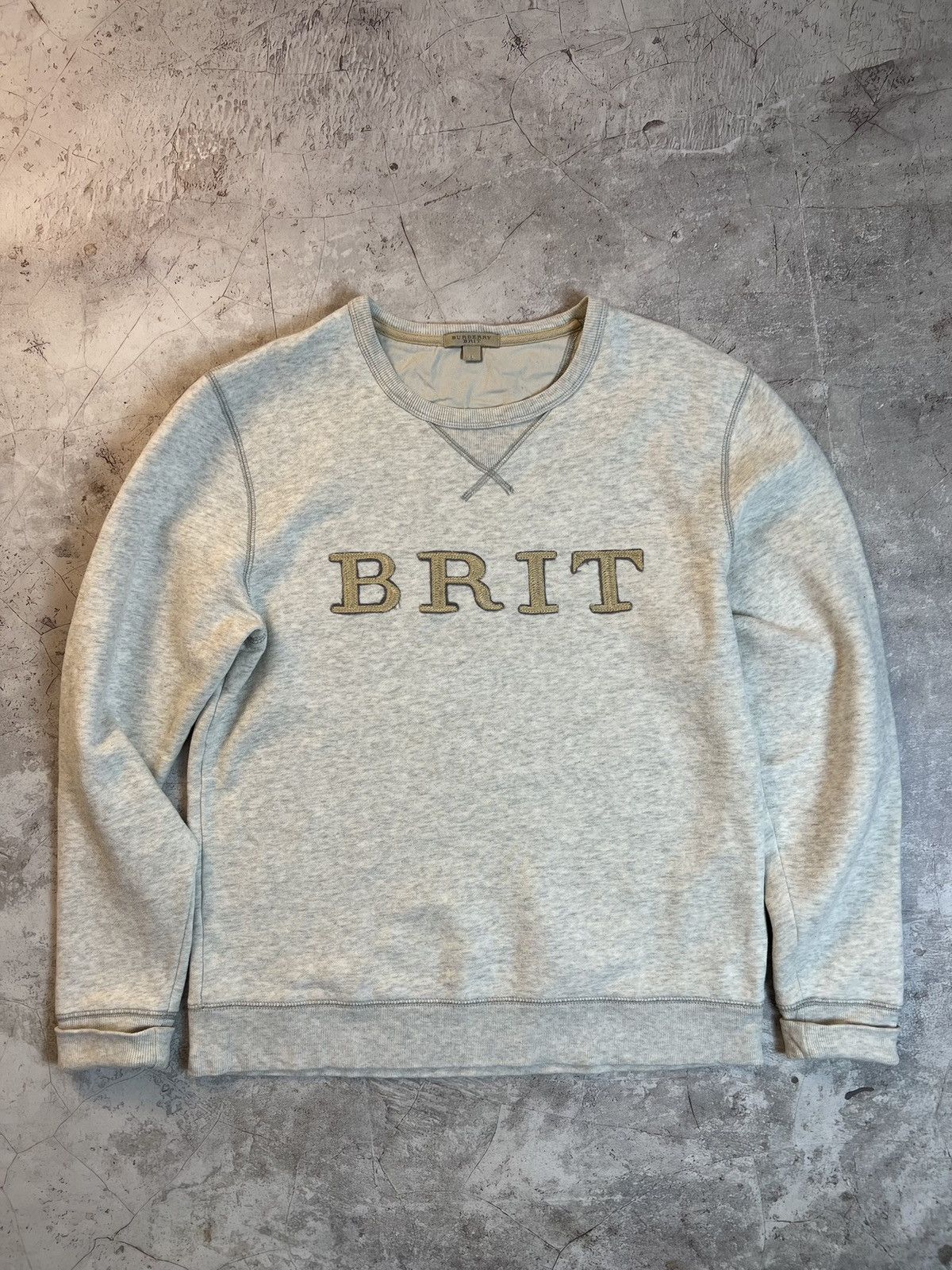 Burberry × Vintage Burberry Brit sweatshirt size l Size US L / EU 52-54 / 3 - 2 Thumbnail