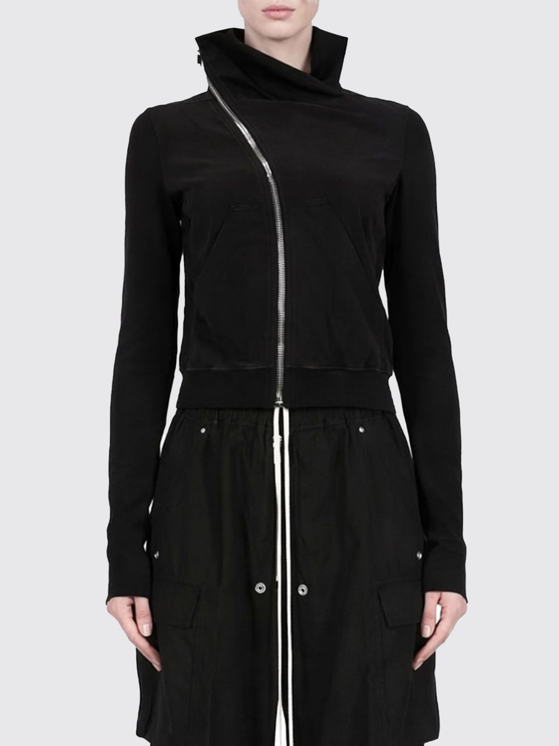Rick Owens Drkshdw Rick Owens Drkshdw Sweatshirt Woman Black Size XS / US 0-2 / IT 36-38 - 1 Thumbnail