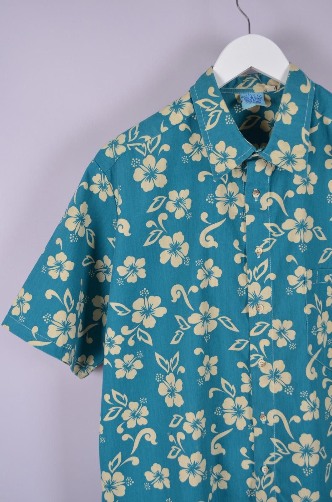 Designer Vintage 80's Petite Lie Tahiti Hawaiian Shirt Sz XL Surf Size US XL / EU 56 / 4 - 5 Thumbnail