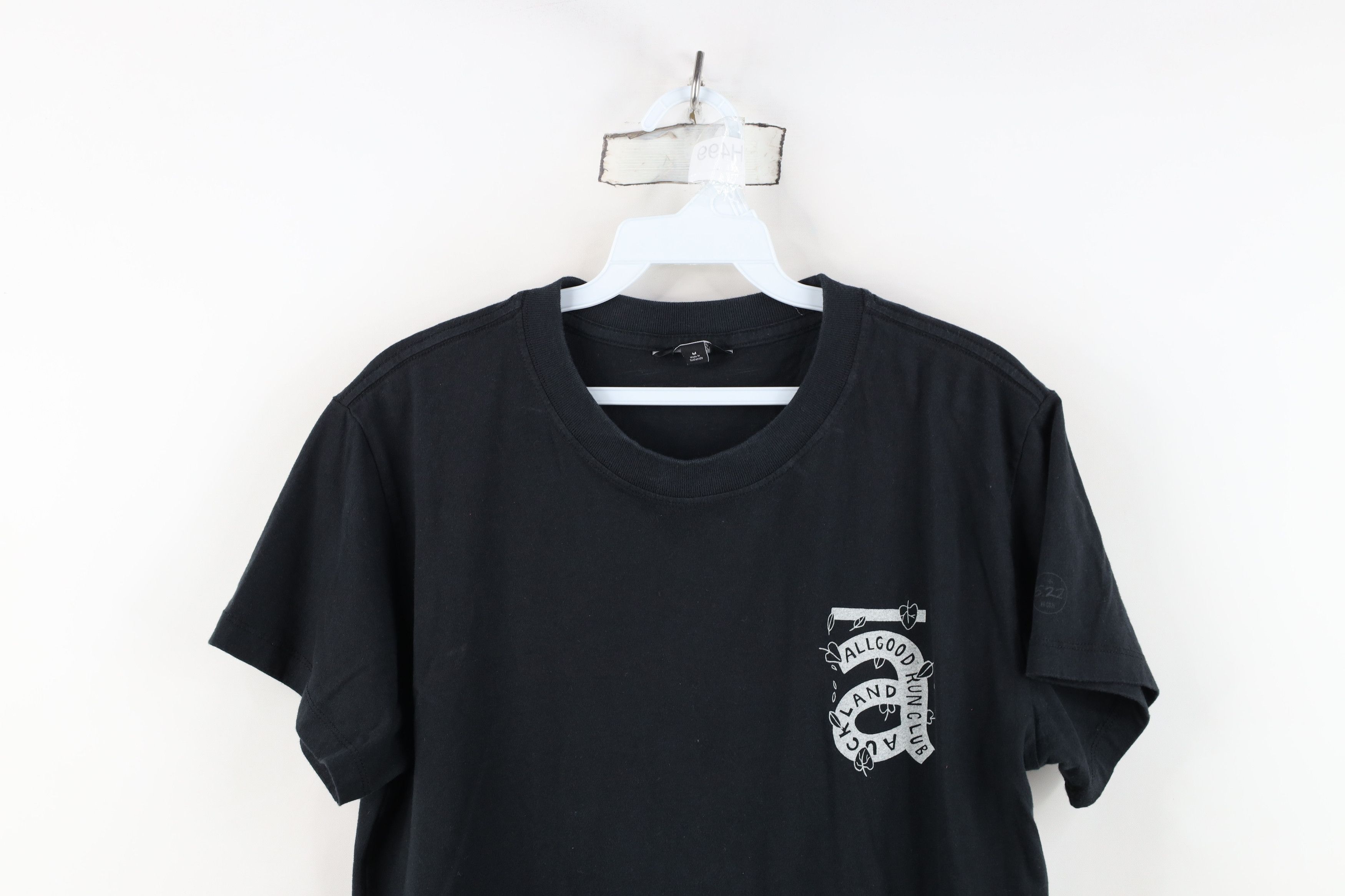 Vintage Allbirds Spell Out All Good Auckland Run Club T-Shirt Black Size M / US 6-8 / IT 42-44 - 2 Thumbnail