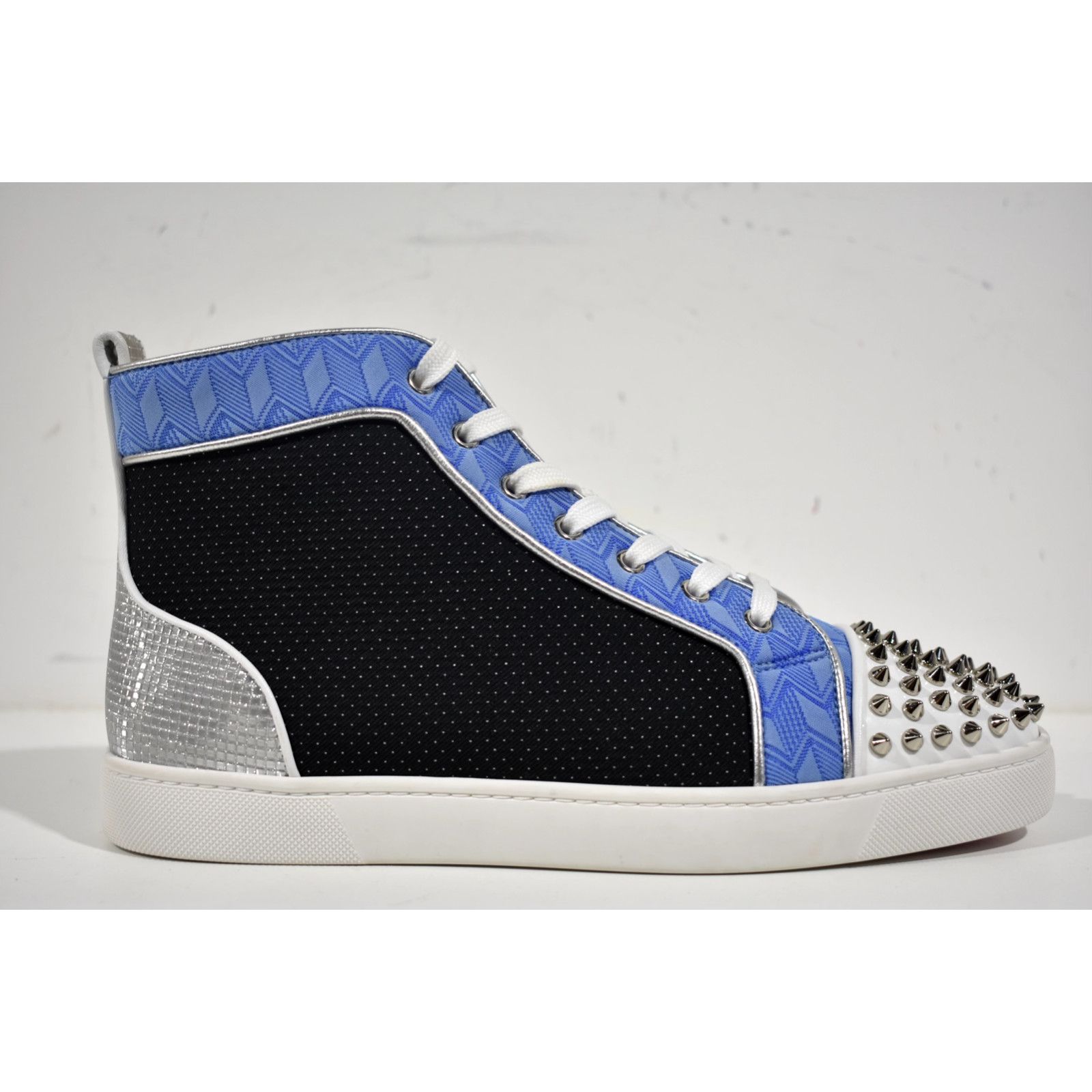 Christian Louboutin Christian Louboutin Lou Spikes Orlato Flat High Top Sneaker Size US 13 / EU 46 - 2 Thumbnail