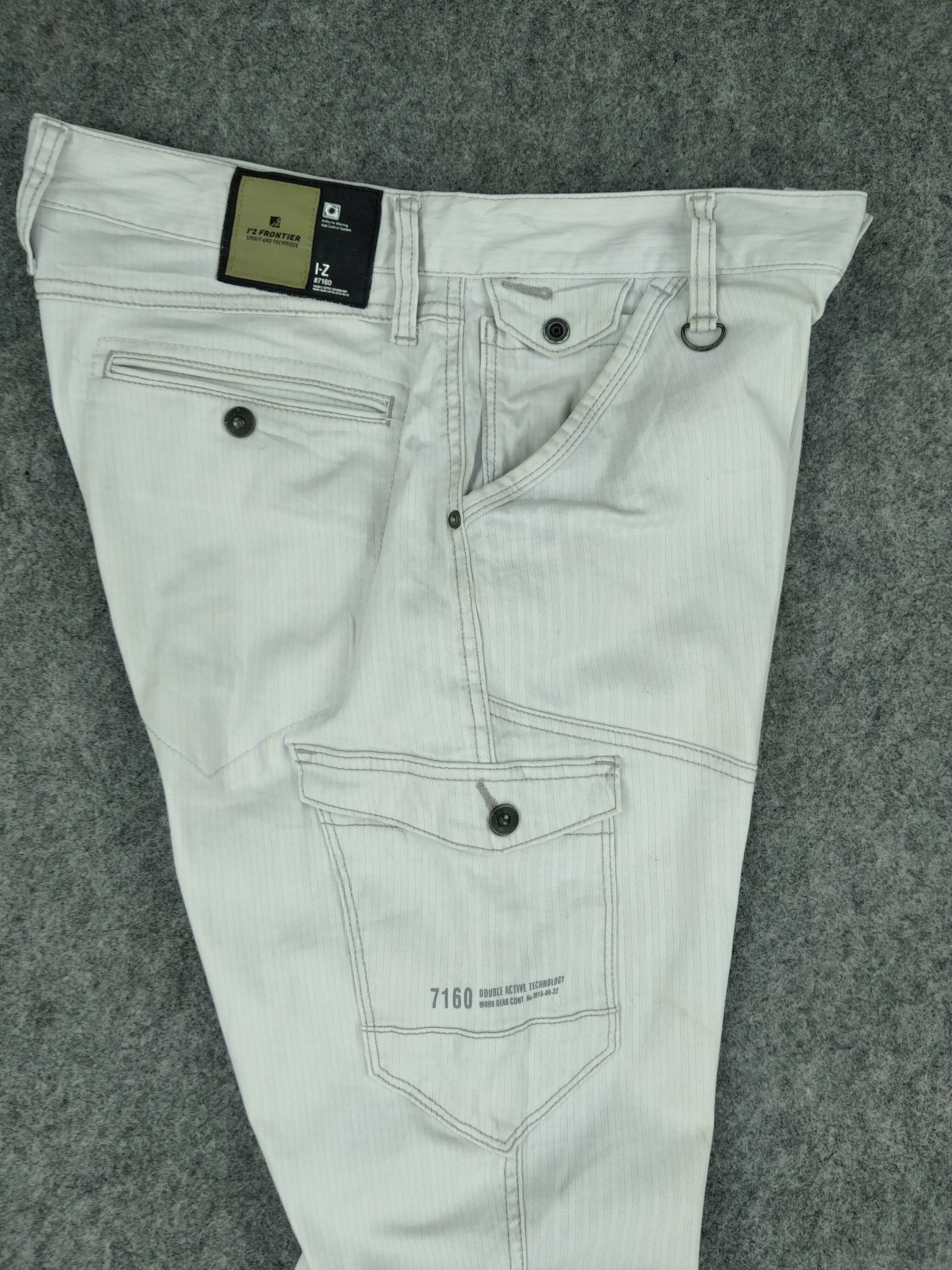 Japanese Brand I'Z Frontier Japanese Brand Cargo Multi Pocket Pants -CP189 Size US 33 - 3 Thumbnail