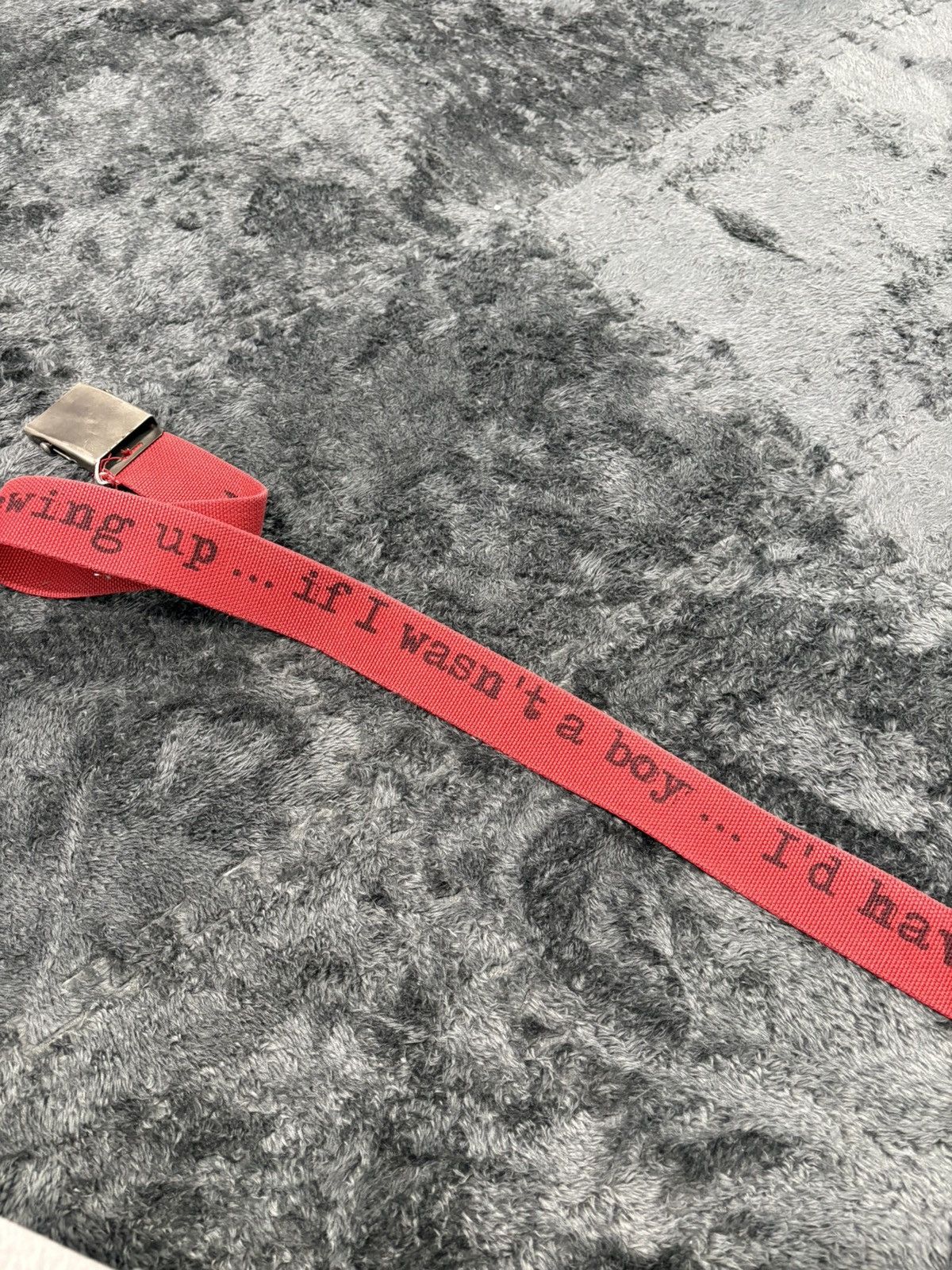Hysteric Glamour Belt I was so broke Y2K Vintage Real Size ONE SIZE - 3 Thumbnail