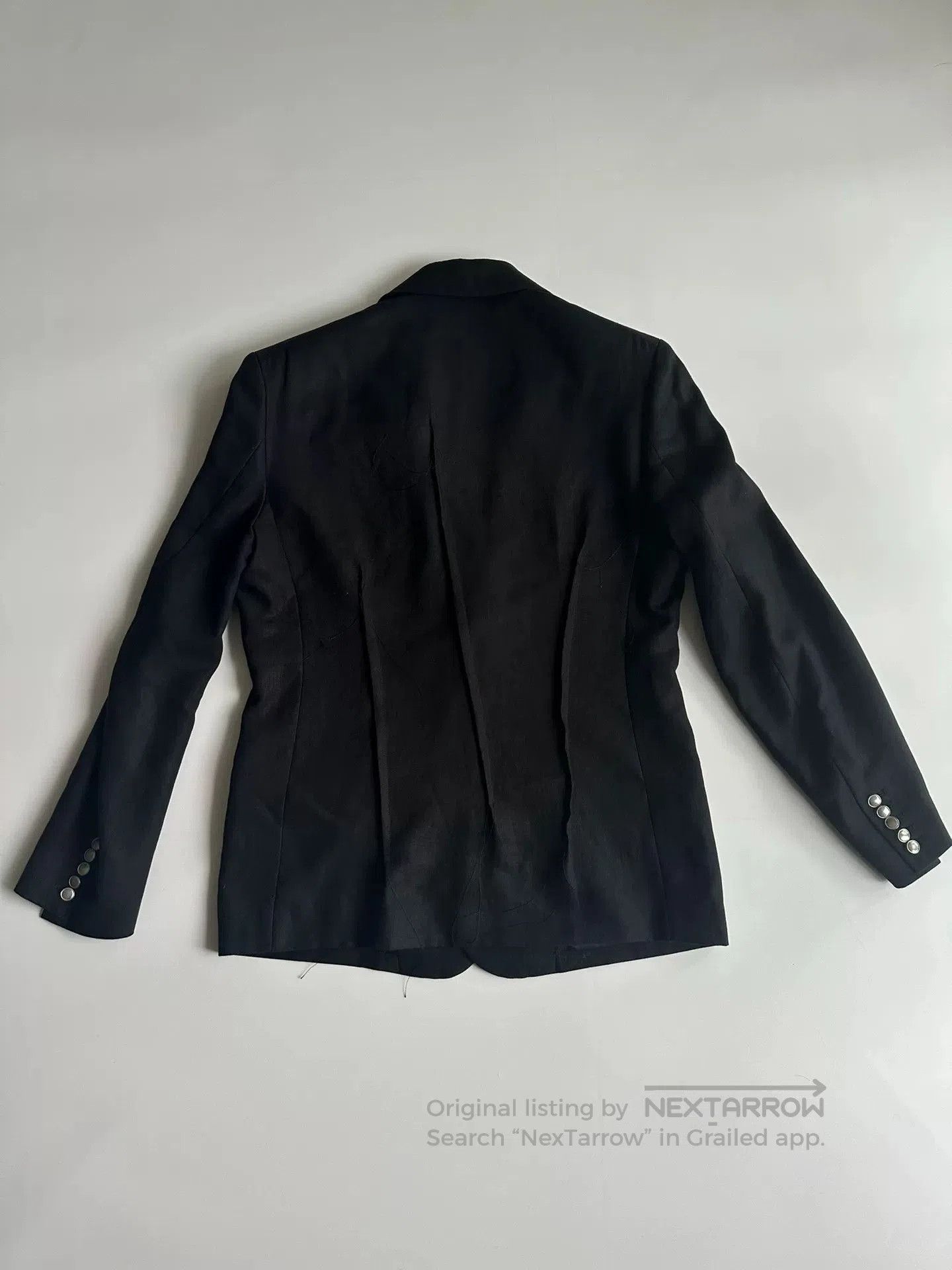 Sulvam SULVAM Distressed Blazer for Modern Style. Size US L / EU 52-54 / 3 - 1 Thumbnail