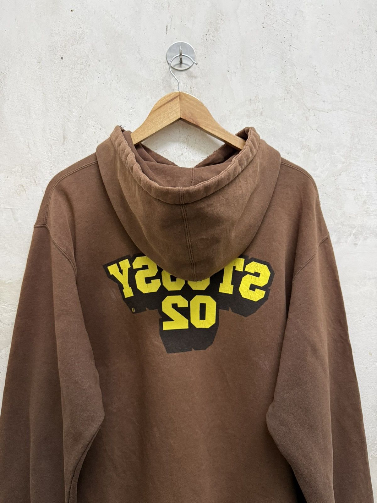 Stussy Vintage Distressed Stussy Spellout Thrash Hoodie Travis Keny Size US L / EU 52-54 / 3 - 4 Thumbnail