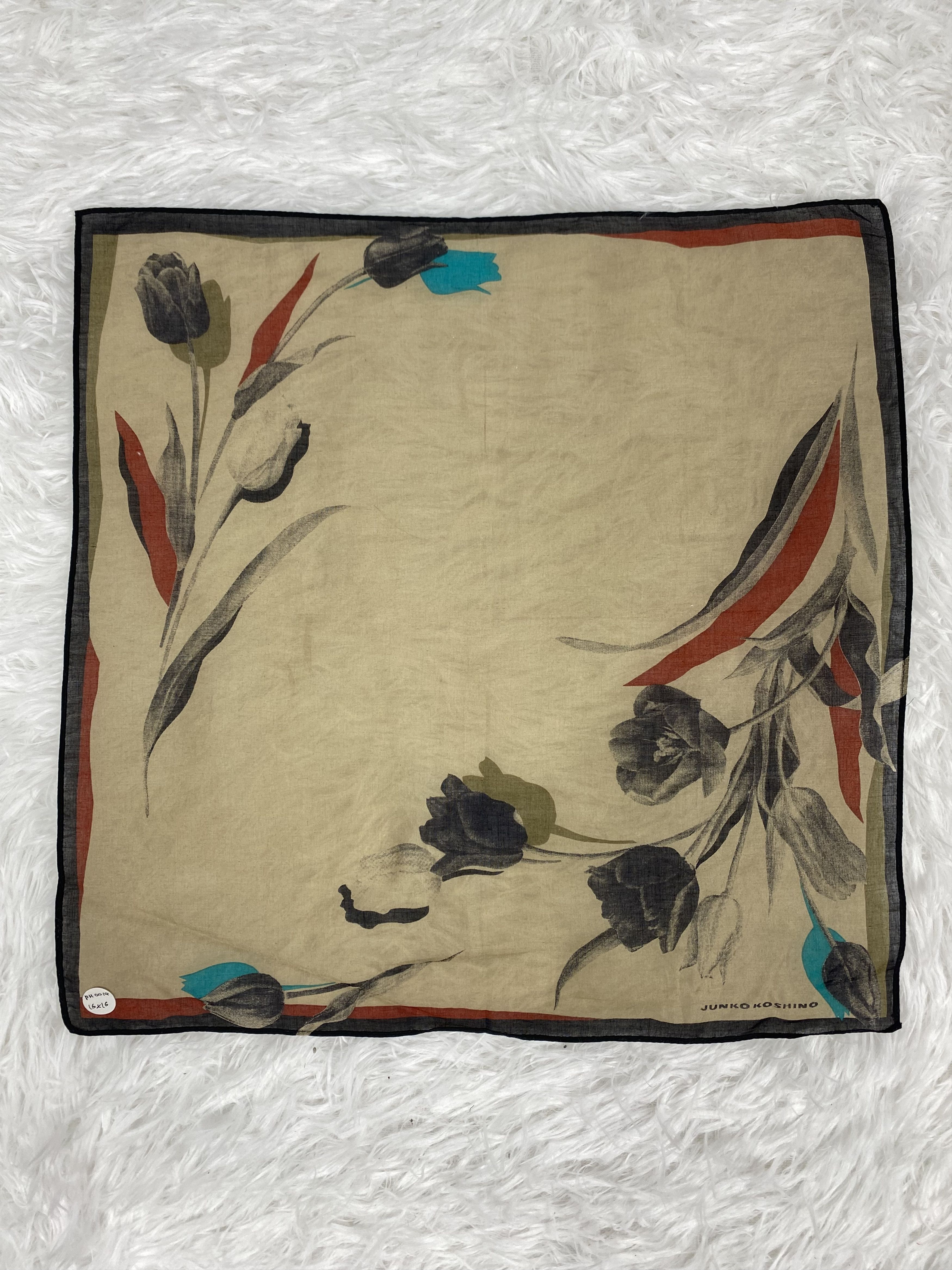 Junko Shimada × Vintage Vintage Junko Shimada Handkerchief PH0014 Size ONE SIZE - 4 Thumbnail