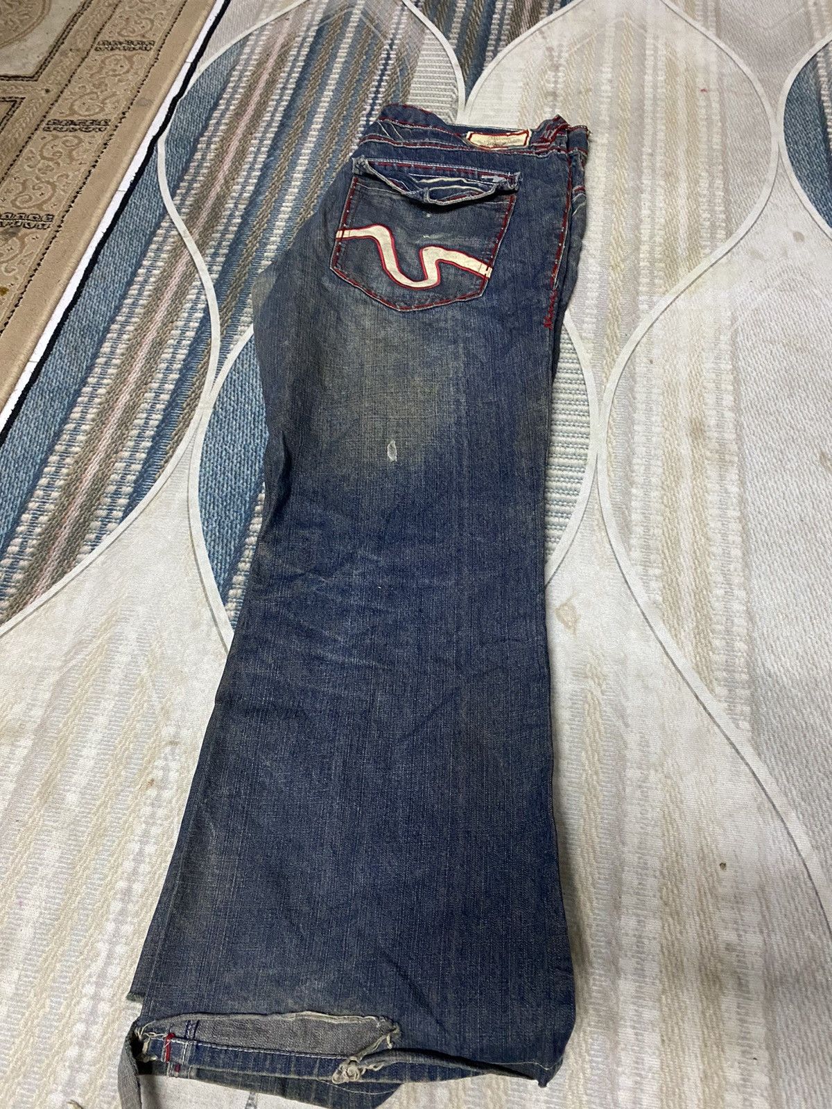 Jean × Vintage Vintage Laguna Beach Jeans Distressed Jean Boot Cut Made Usa Size US 42 / EU 58 - 9 Thumbnail