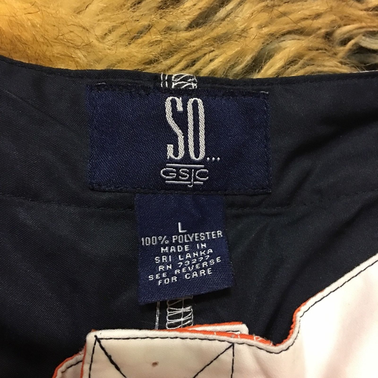 Other SO GSJC Velcro shorts 100% poly NWOT L Size 36" / US 14 / IT 50 - 2 Thumbnail